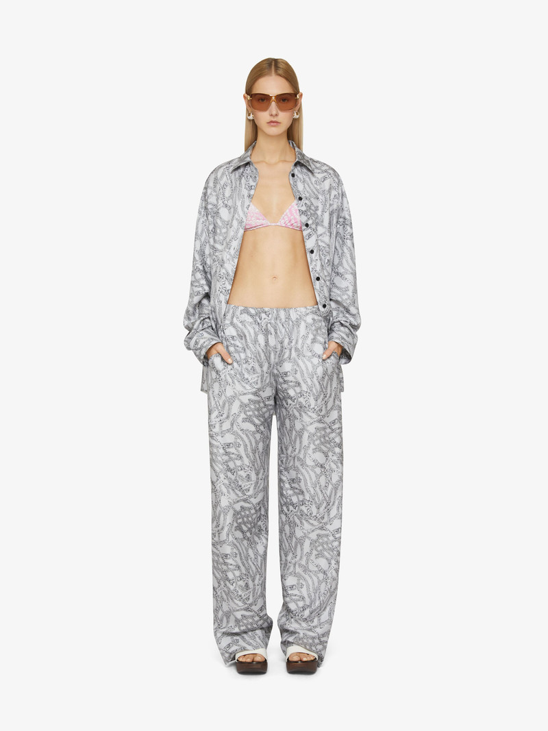 Givenchy FLUID PANTS IN PRINTED SILK outlook