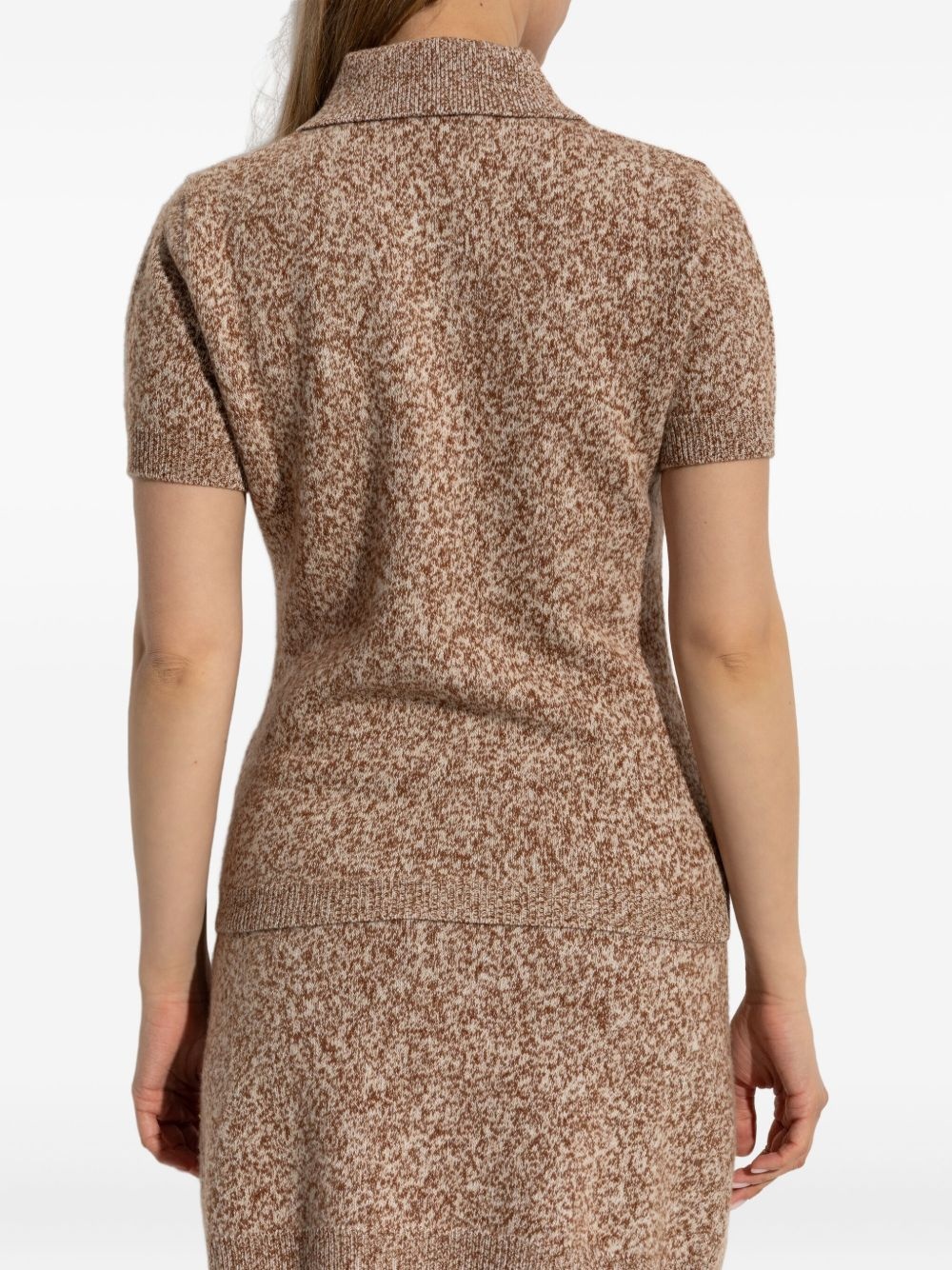 knit polo top - 4