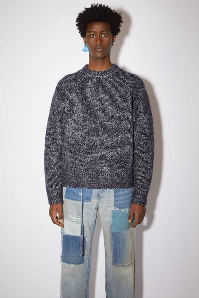 Acne Studios Crew neck sweater - Navy/Grey outlook