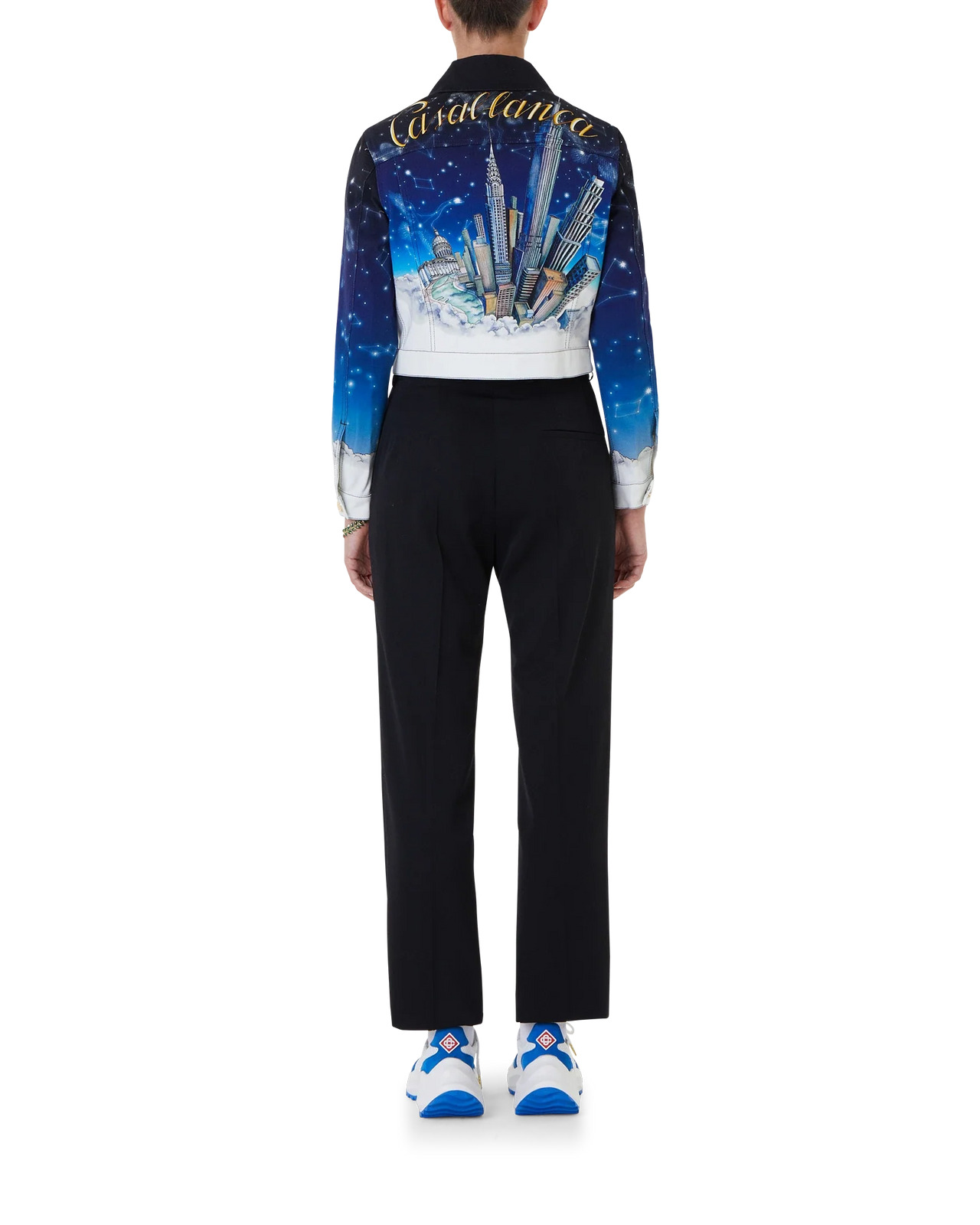 Vol Au Nuit Classic Printed Denim Jacket - 2