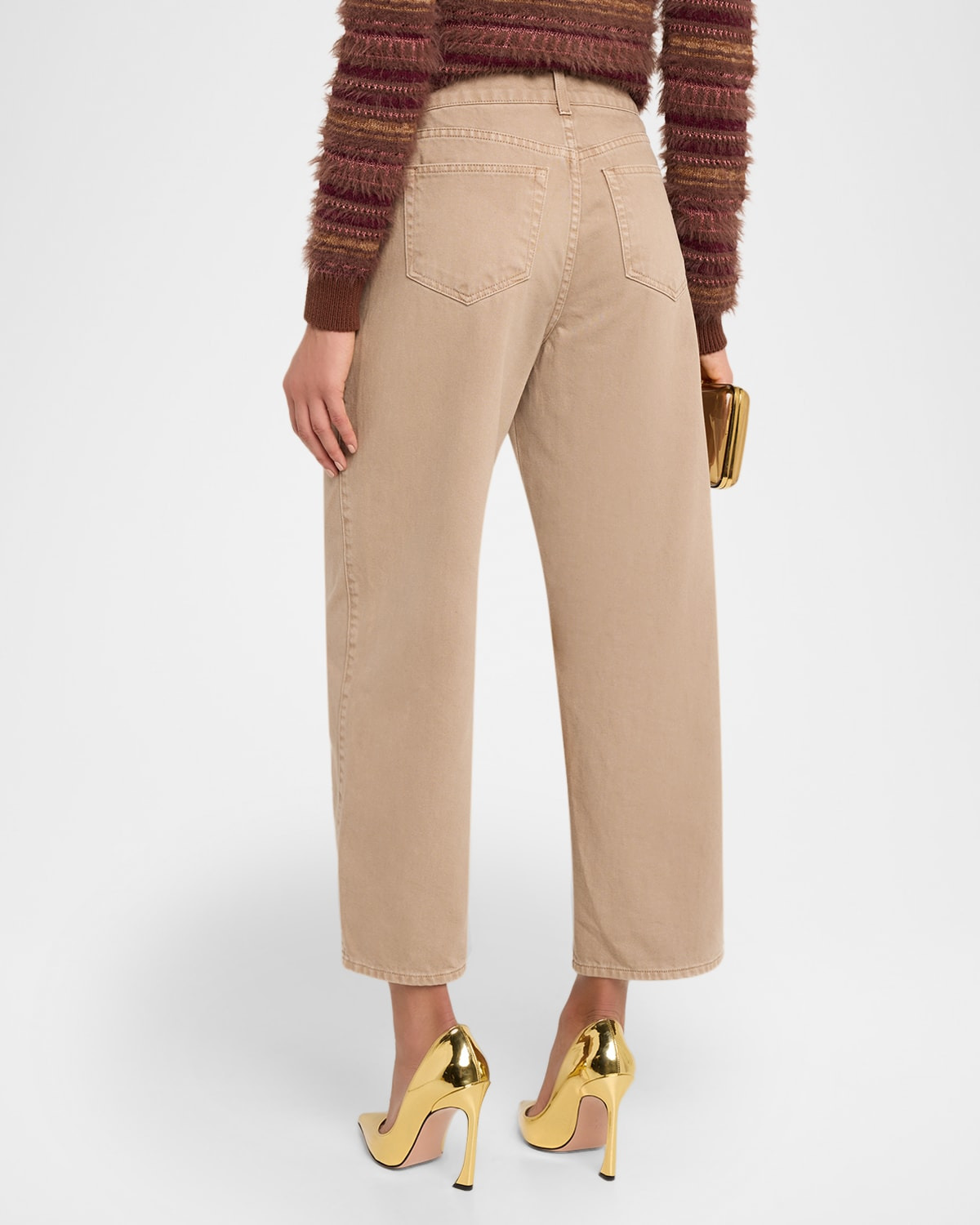 Liora High-Rise Wide Cropped Jeans - 3