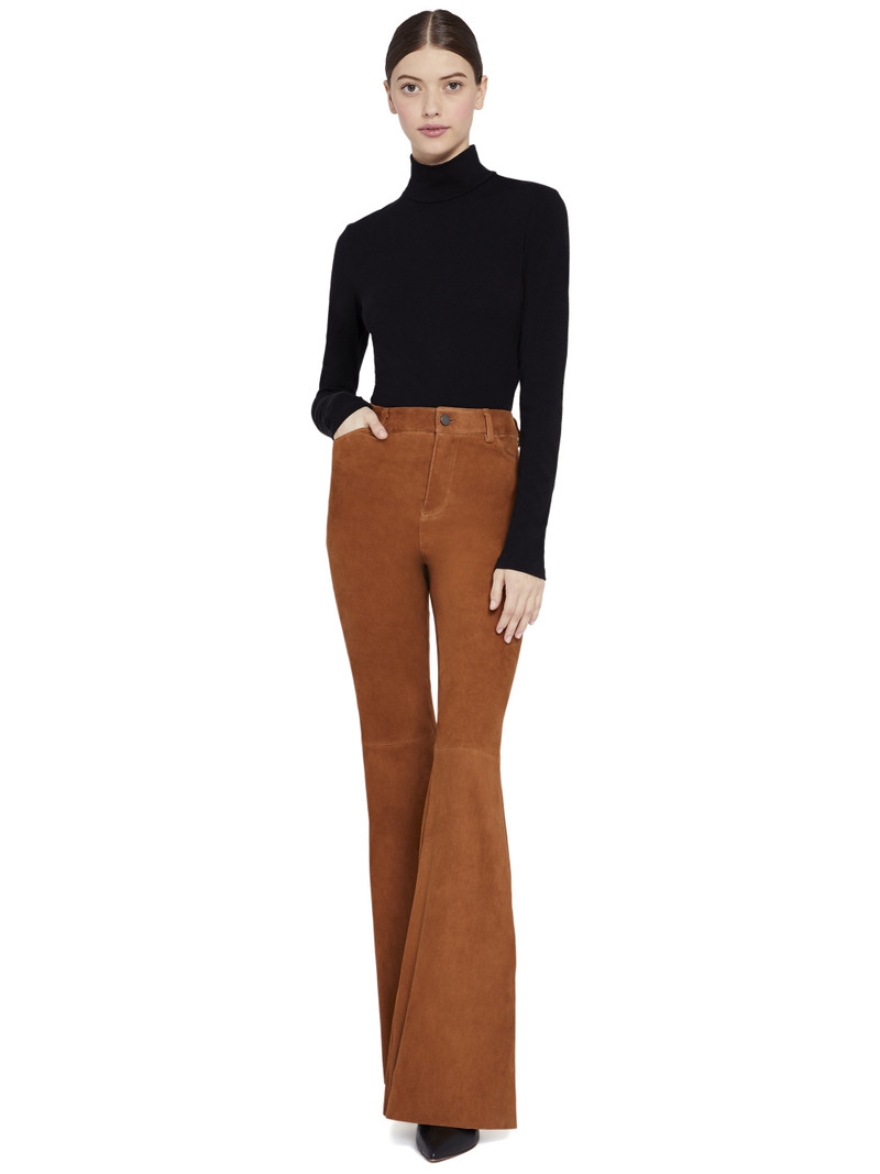 BRENT HIGH WAISTED SUEDE PANT 6