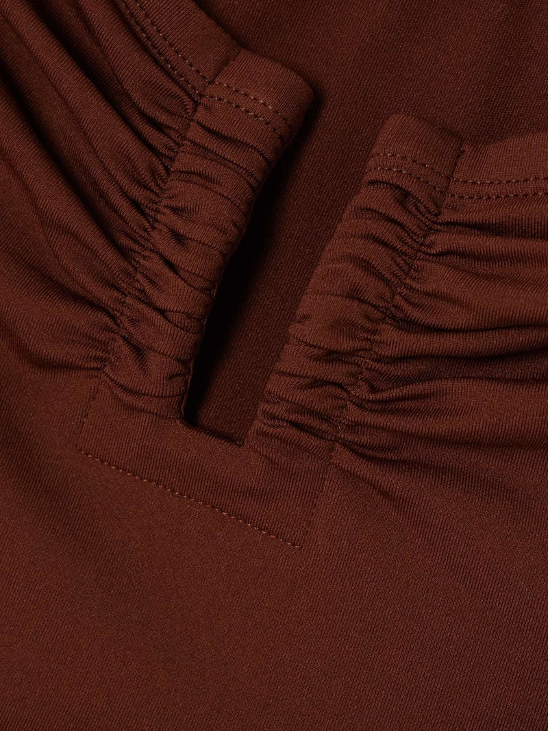 Les Essentiels Cassiopée bandeau swimsuit Chocolate 4
