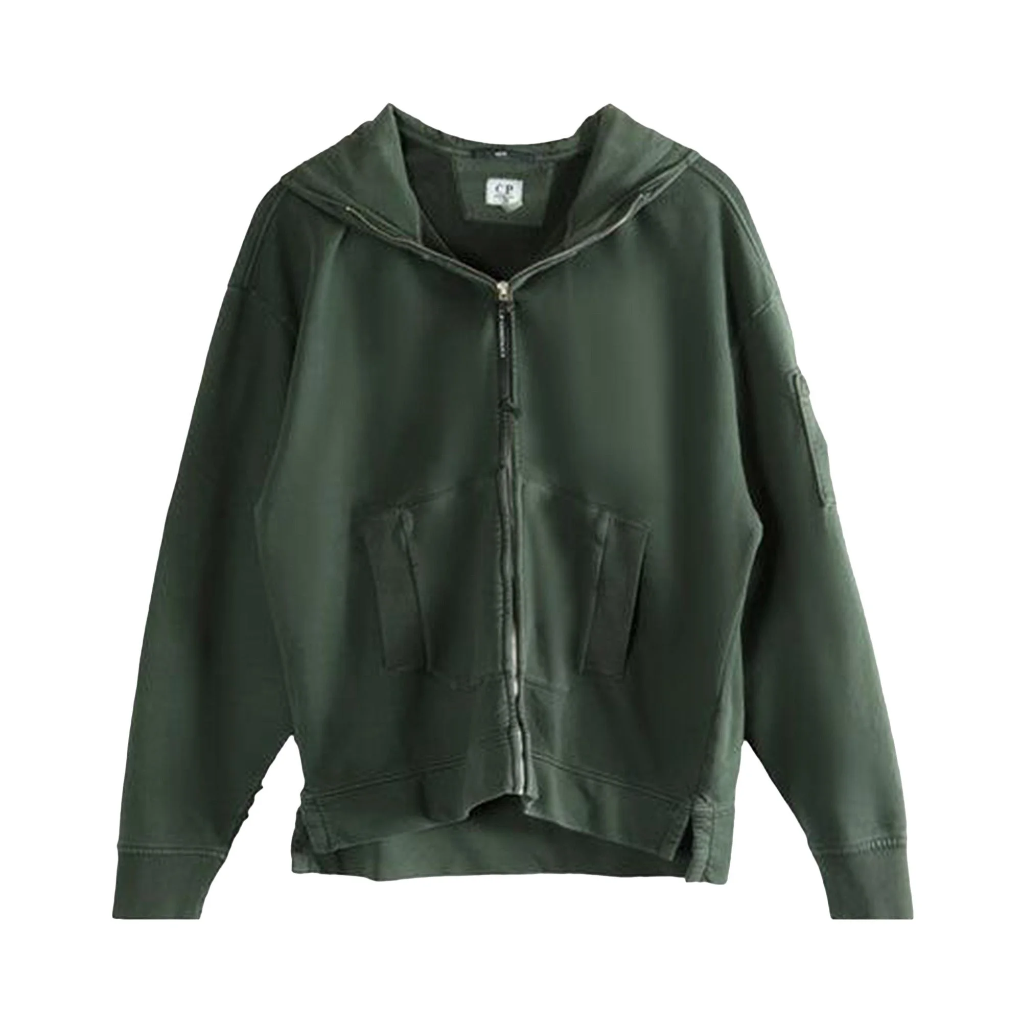 C.P. Company Sweatshirts Hooded Open 'Dark Shadow' - 1