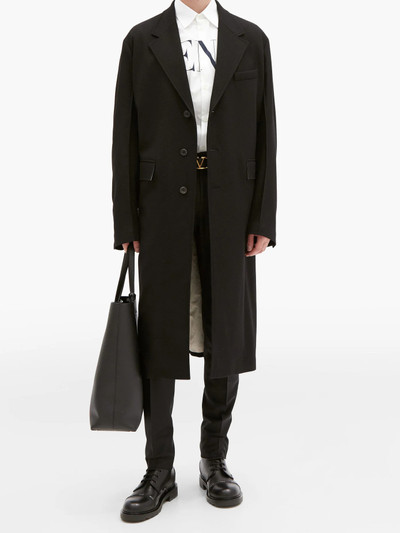 Valentino Single-breasted wool-twill coat outlook