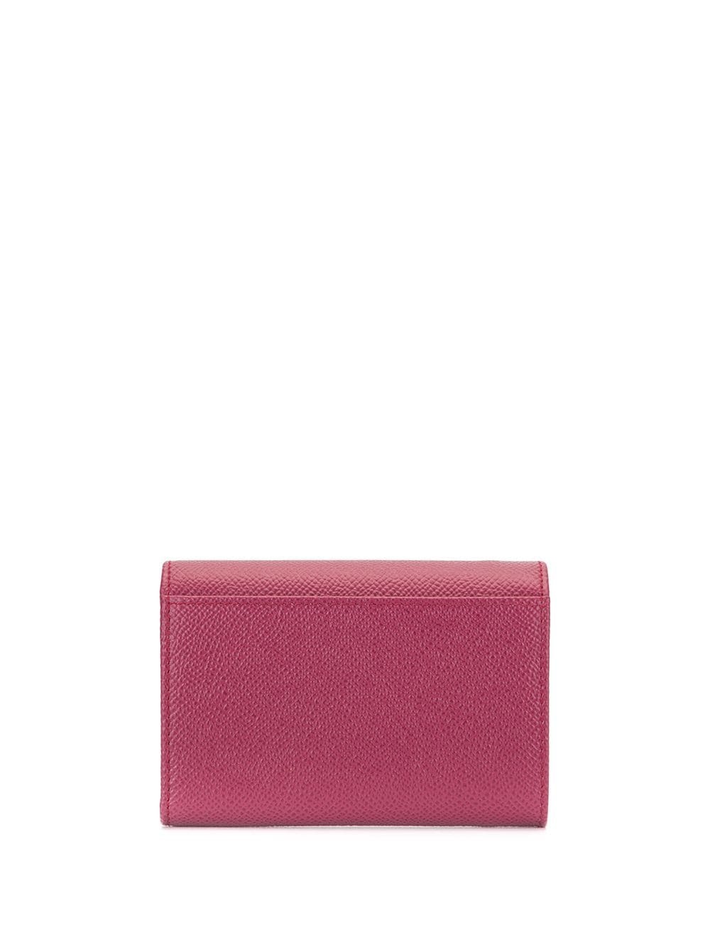 logo flap wallet - 2