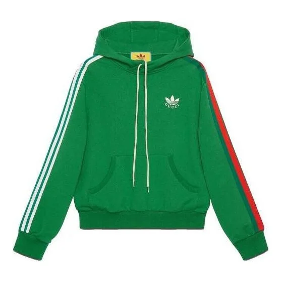 Gucci x adidas Cotton Sweatshirt 'Green' 692107-XJEKQ-3826 - 1