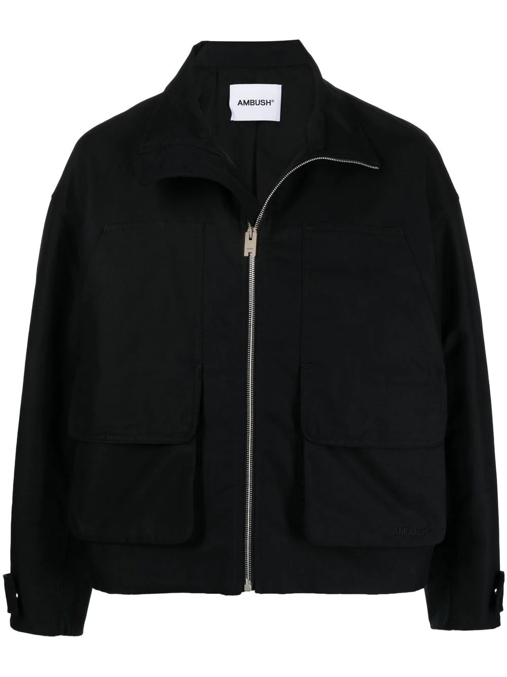 zip-fastening shirt jacket - 1