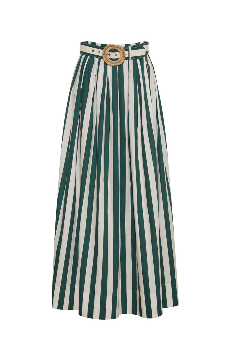 Greenfield Skirt Ethereal Belted Maxi Skirt 1