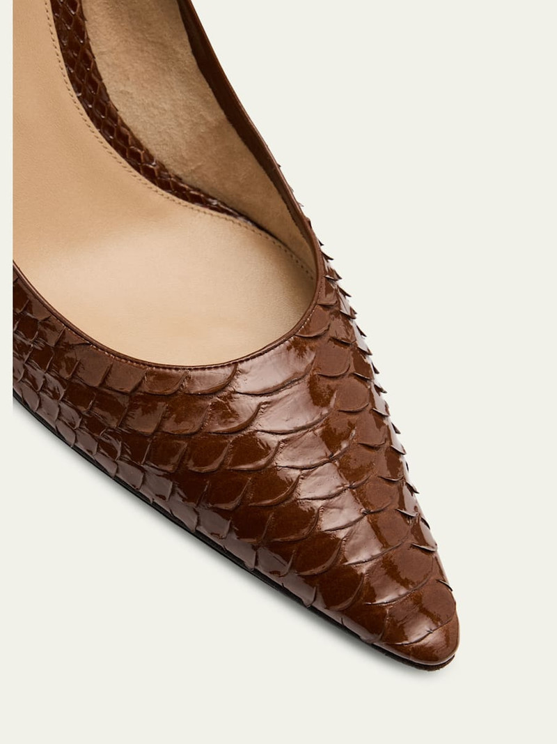 Liisa Python Stiletto Pumps 5