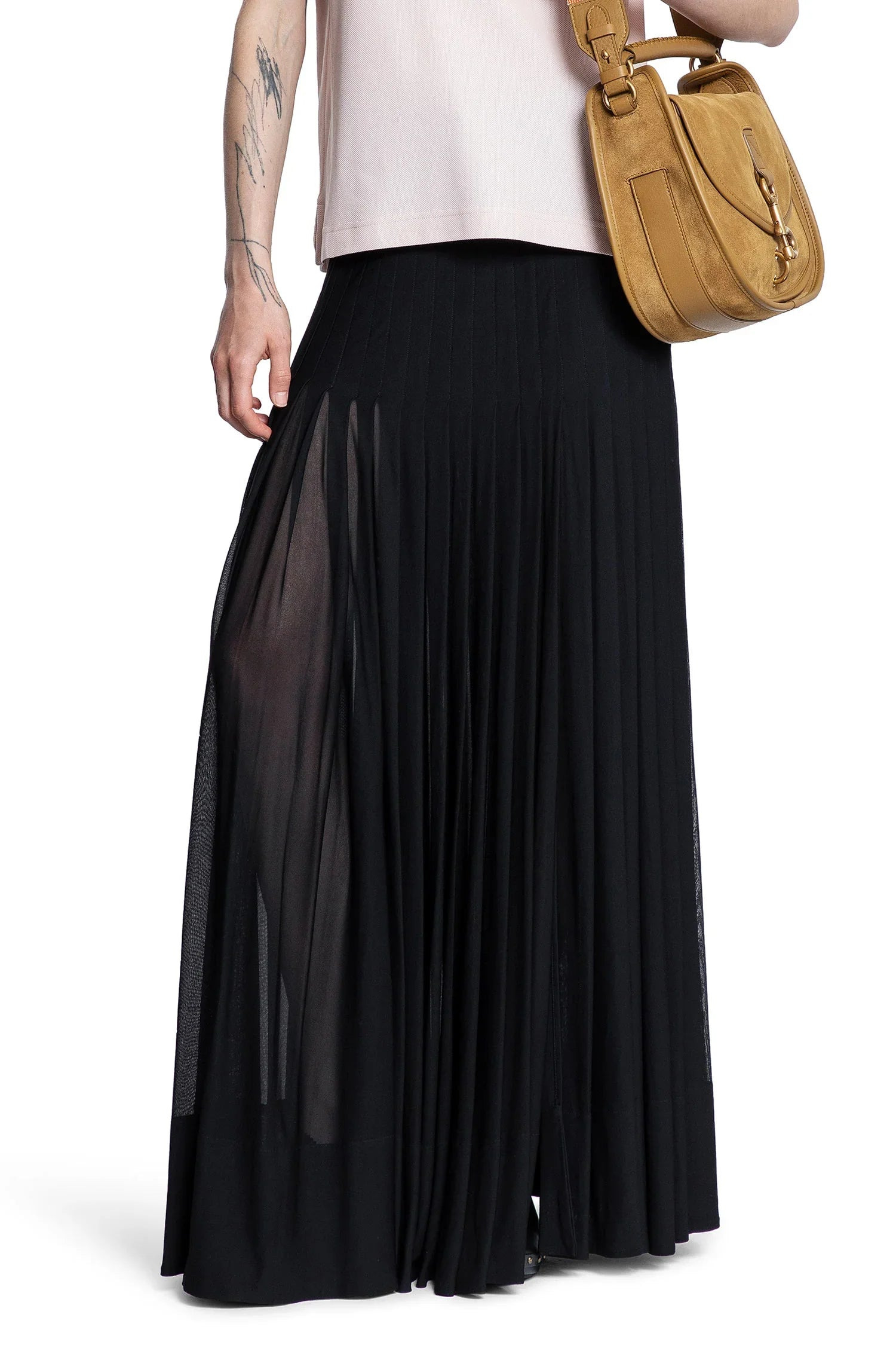 Pleated-Crepe-Jersey-Maxi-Skirt - 6