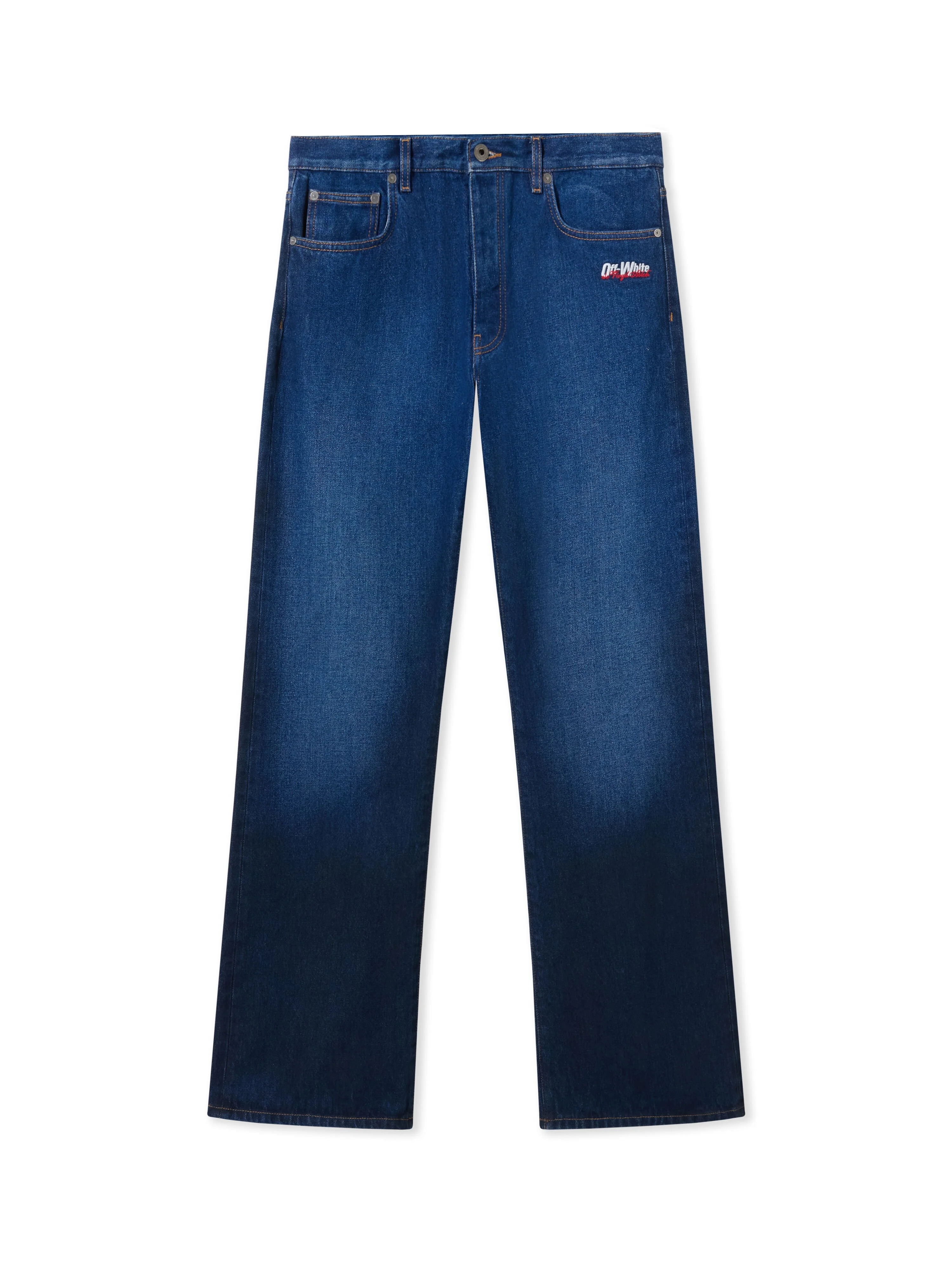 Spray Diagonal Relax Jeans - 1