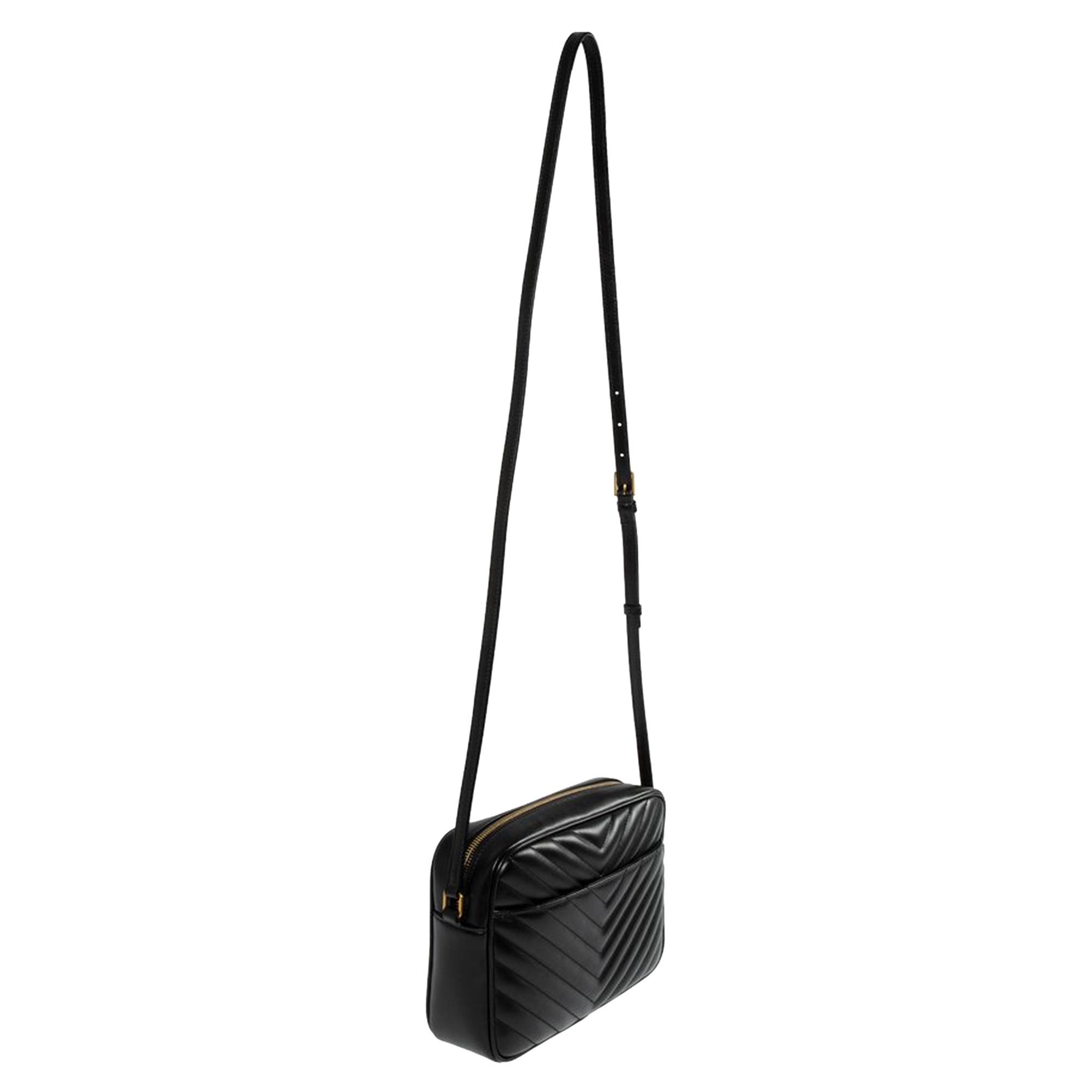 Saint Laurent Lou Quilted Crossbody Bag 'Black' - 2
