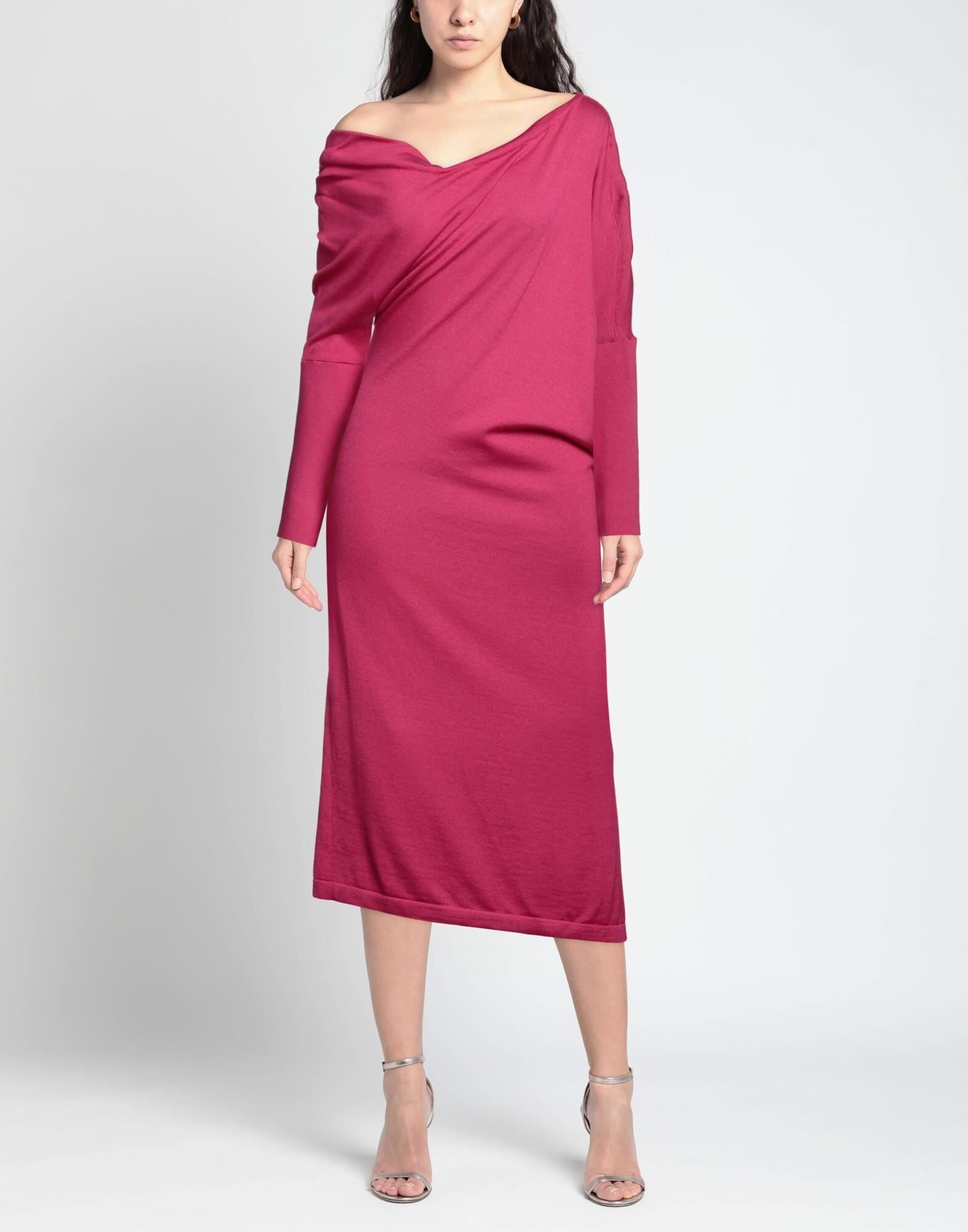 Fuchsia Women's Elegant Dress - 3