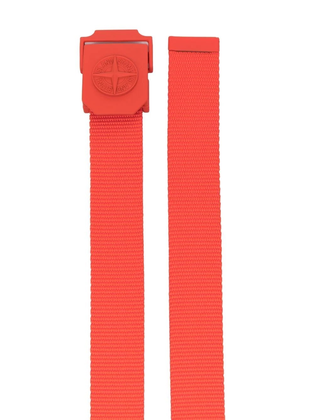 logo-buckle belt - 2