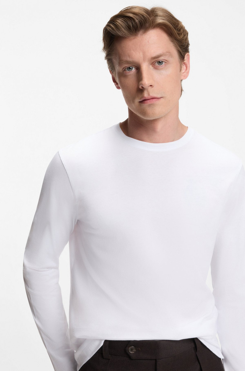 BECKHAM X BOSS T-SHIRT IN MERCERIZED COTTON 3