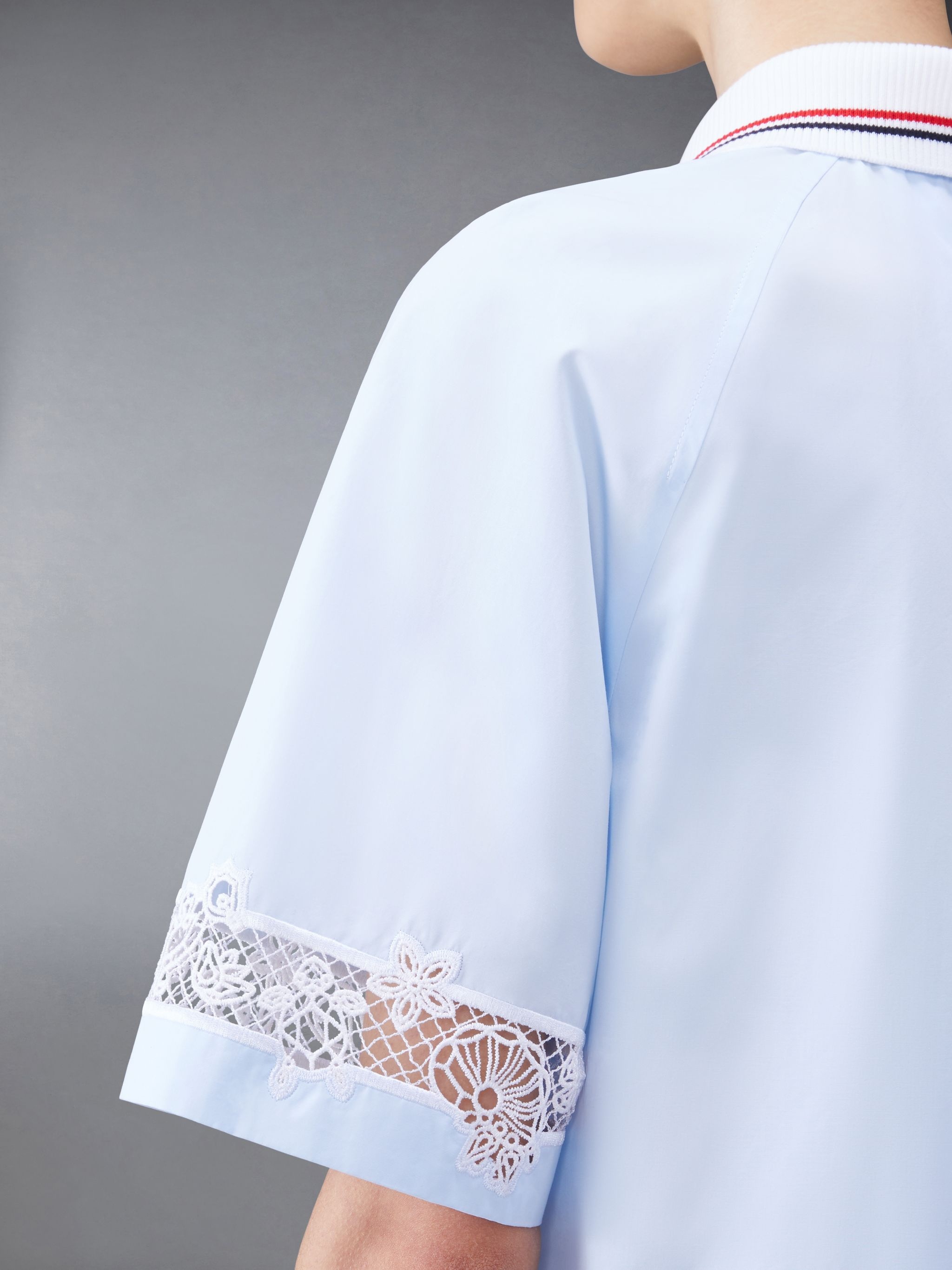 broderie anglaise cotton shirt - 5