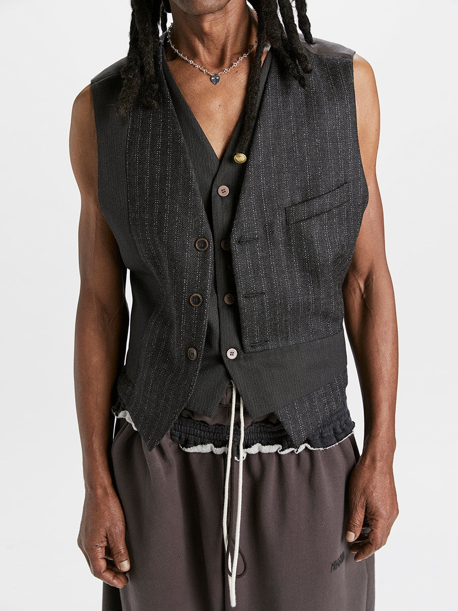 Double Vest Black - 3