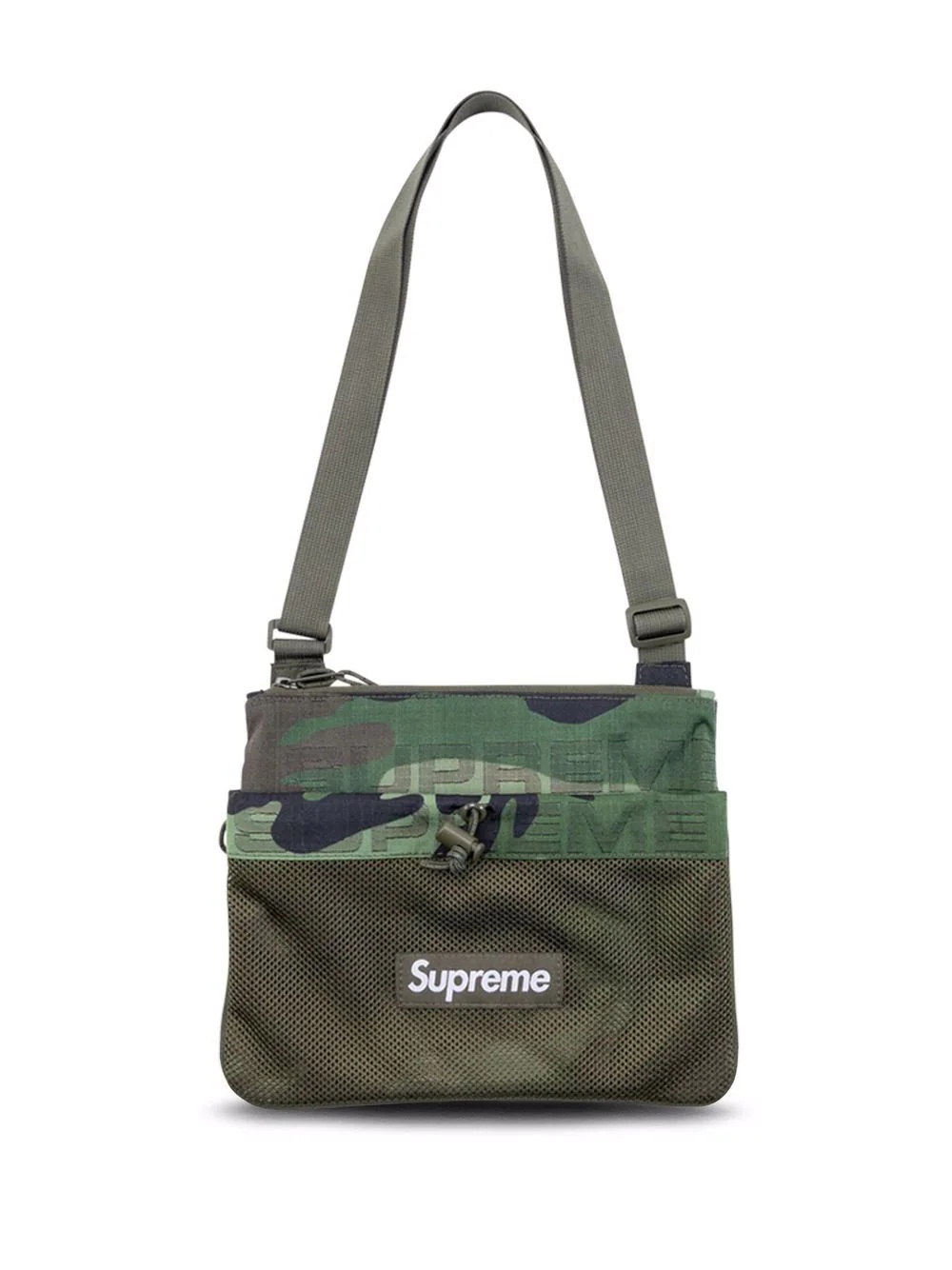 logo-print side bag "FW21" - 1