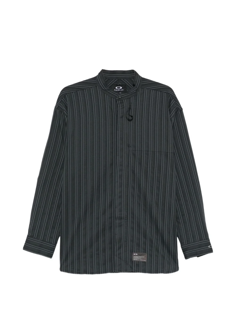 striped buttoned shirt - 1