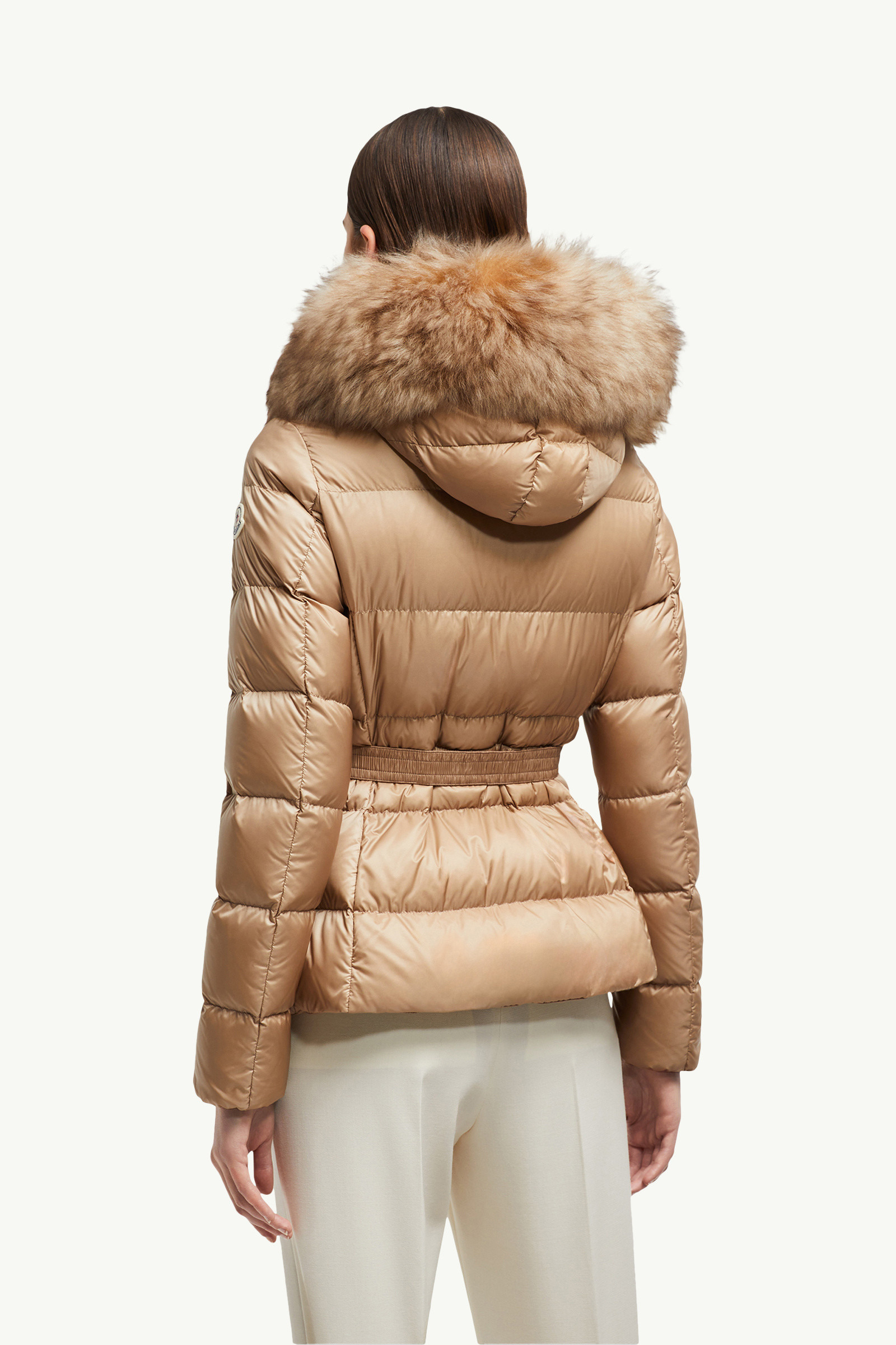 Boed Hooded Shearling-Trimmed Short Down Jacket - 5