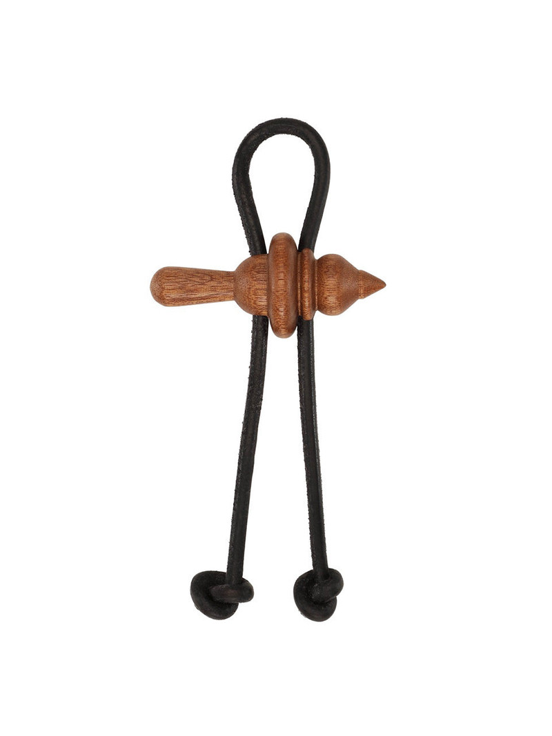 SPINNER BROOCH - WOOD 1