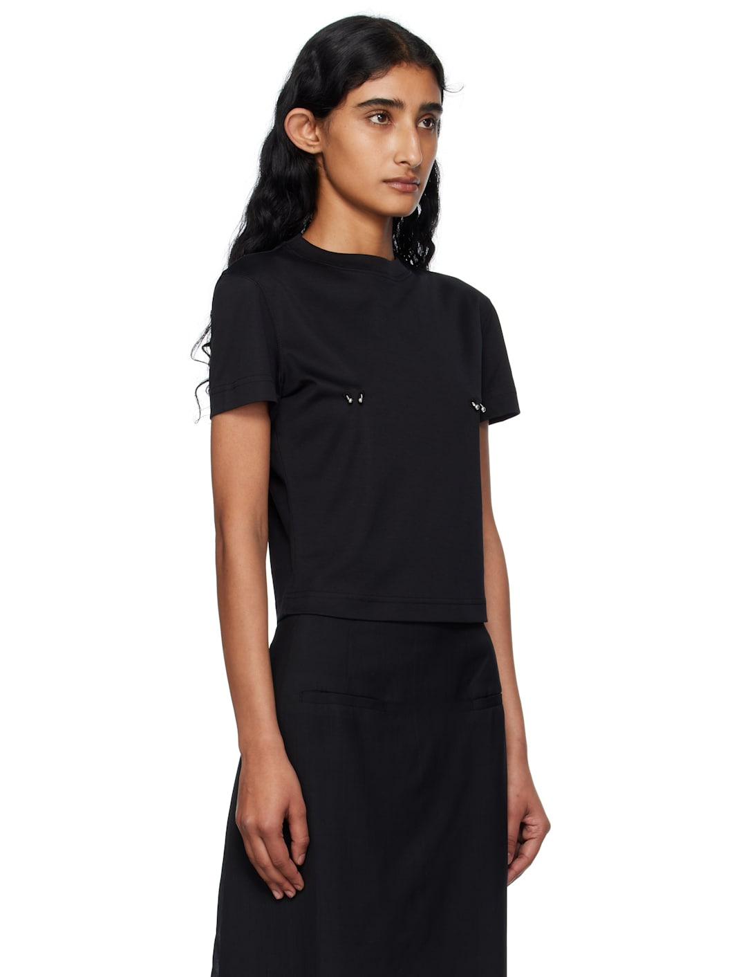 Black Pierced Baby T-shirt - 2