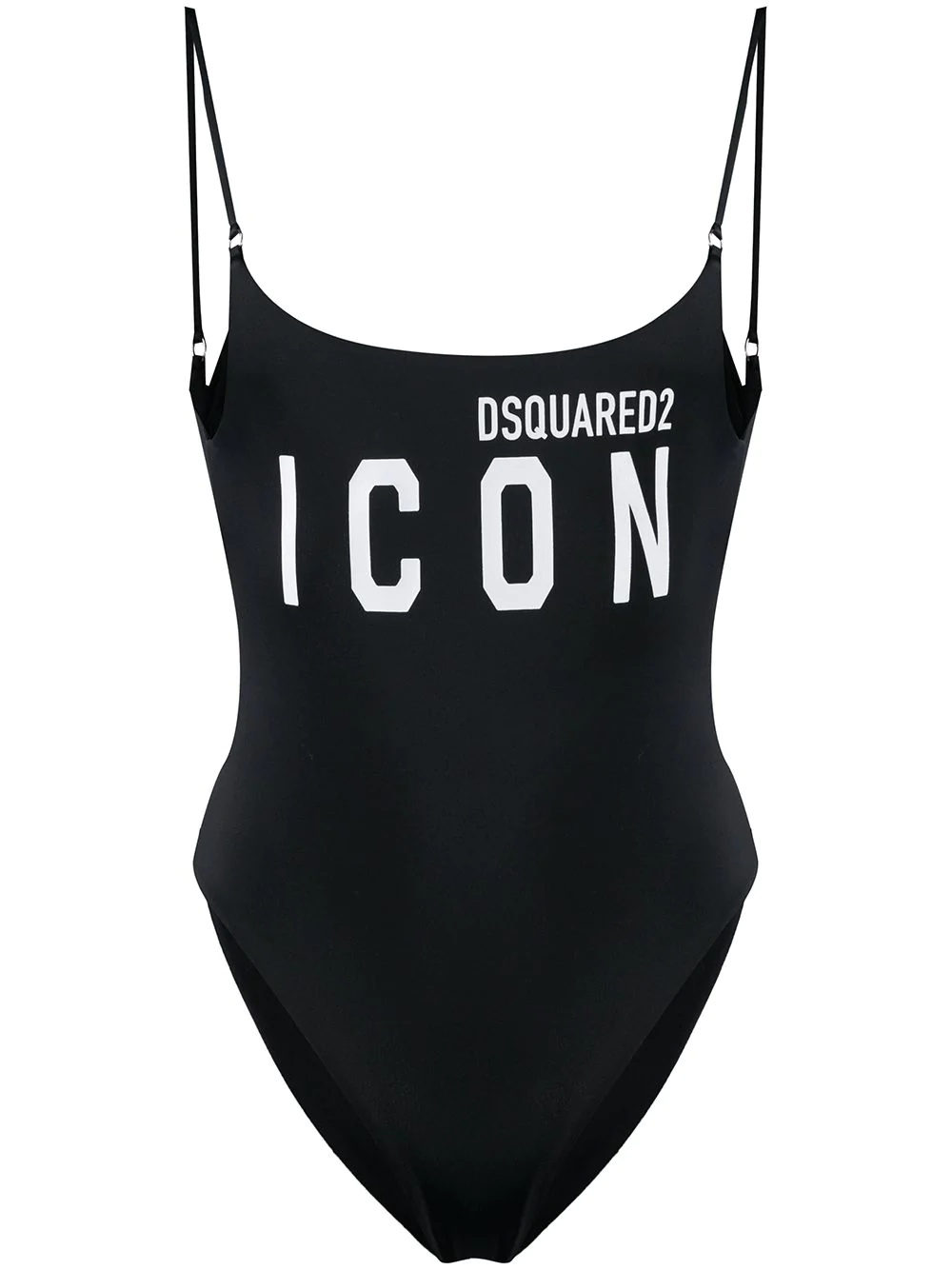 Icon print swimsuit - 1