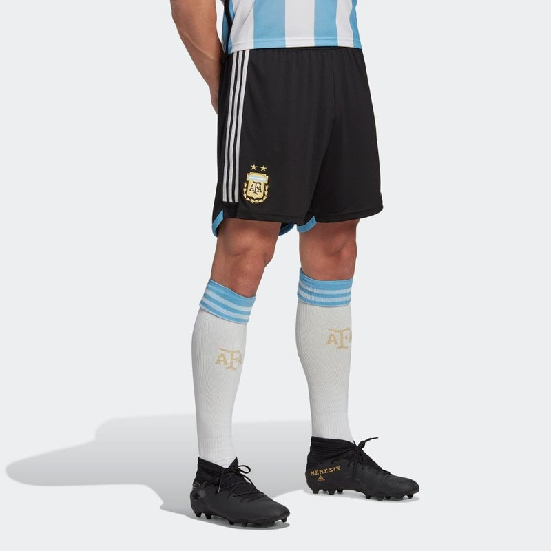 adidas adidas Argentina 22 Home Shorts 'Black White' HB9216 outlook