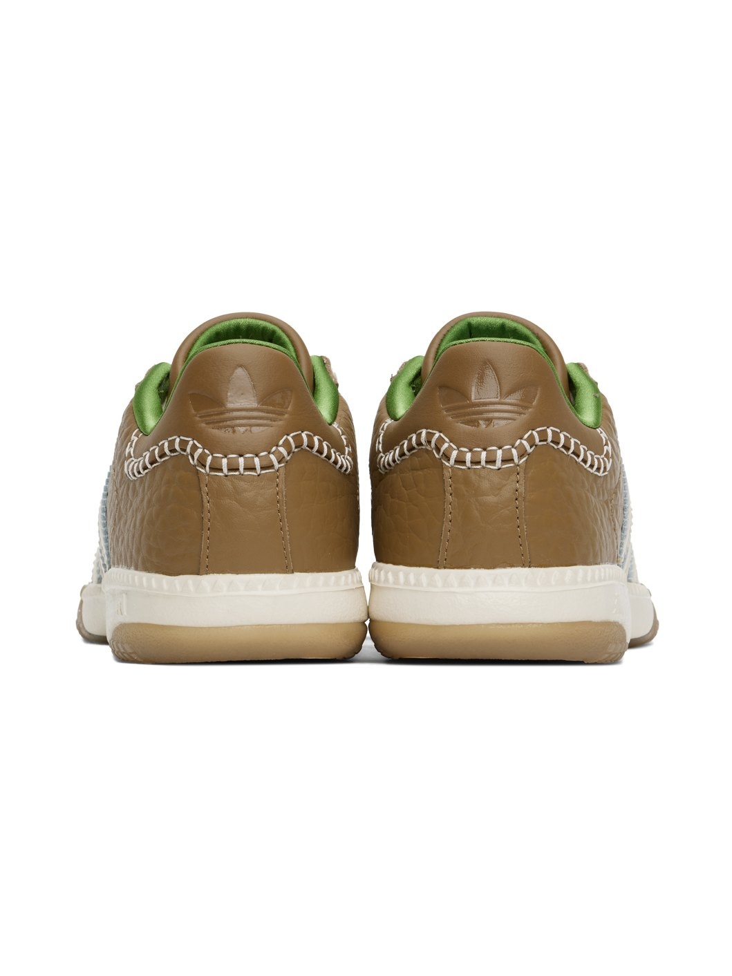 Off-White & Brown adidas Originals Edition Samba Millennium Sneakers - 2