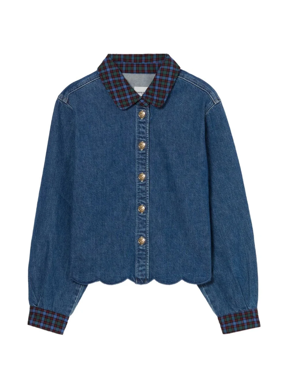 cotton denim shirt - 1