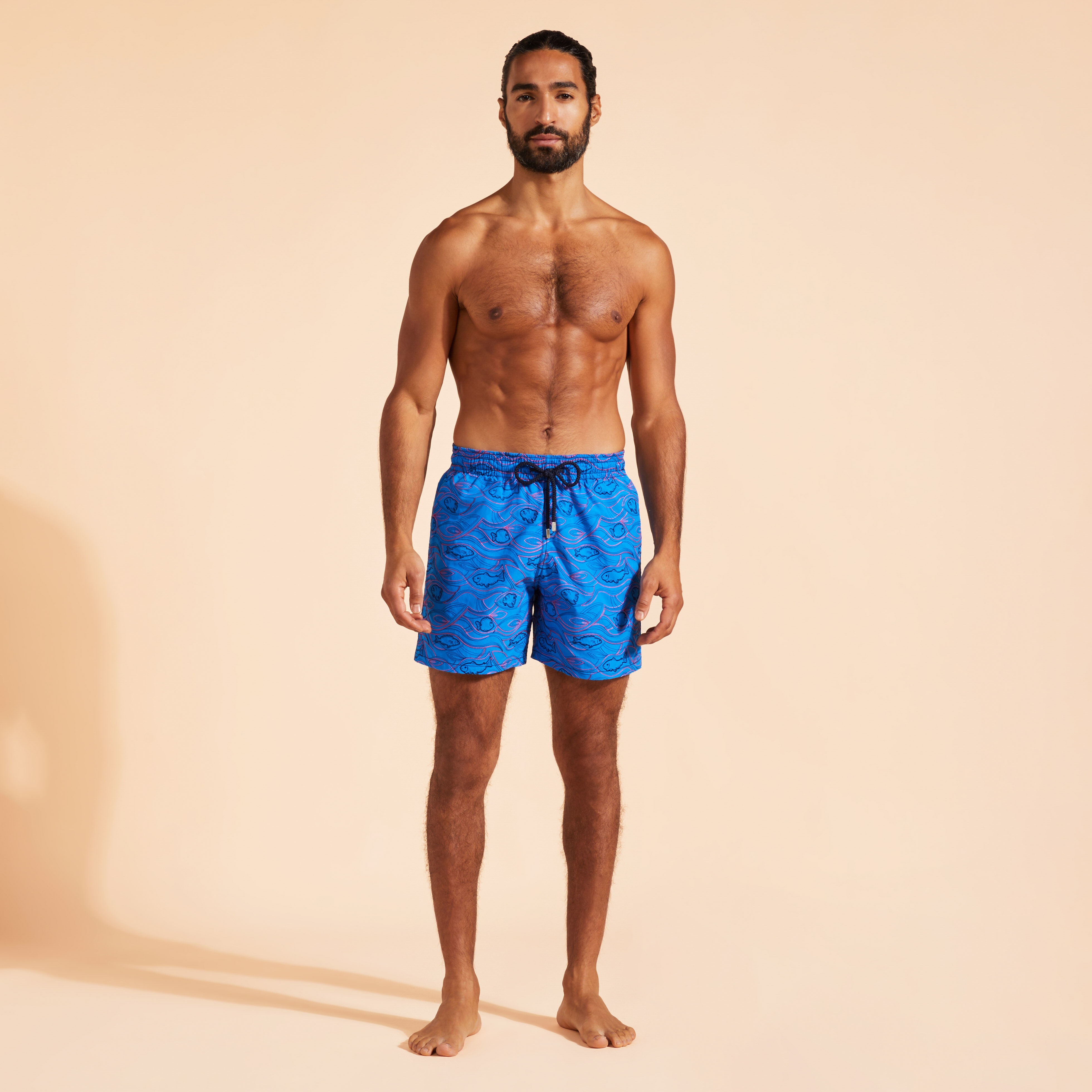 Men Swim Shorts Embroidered Aquarium- Limited Edition - 3