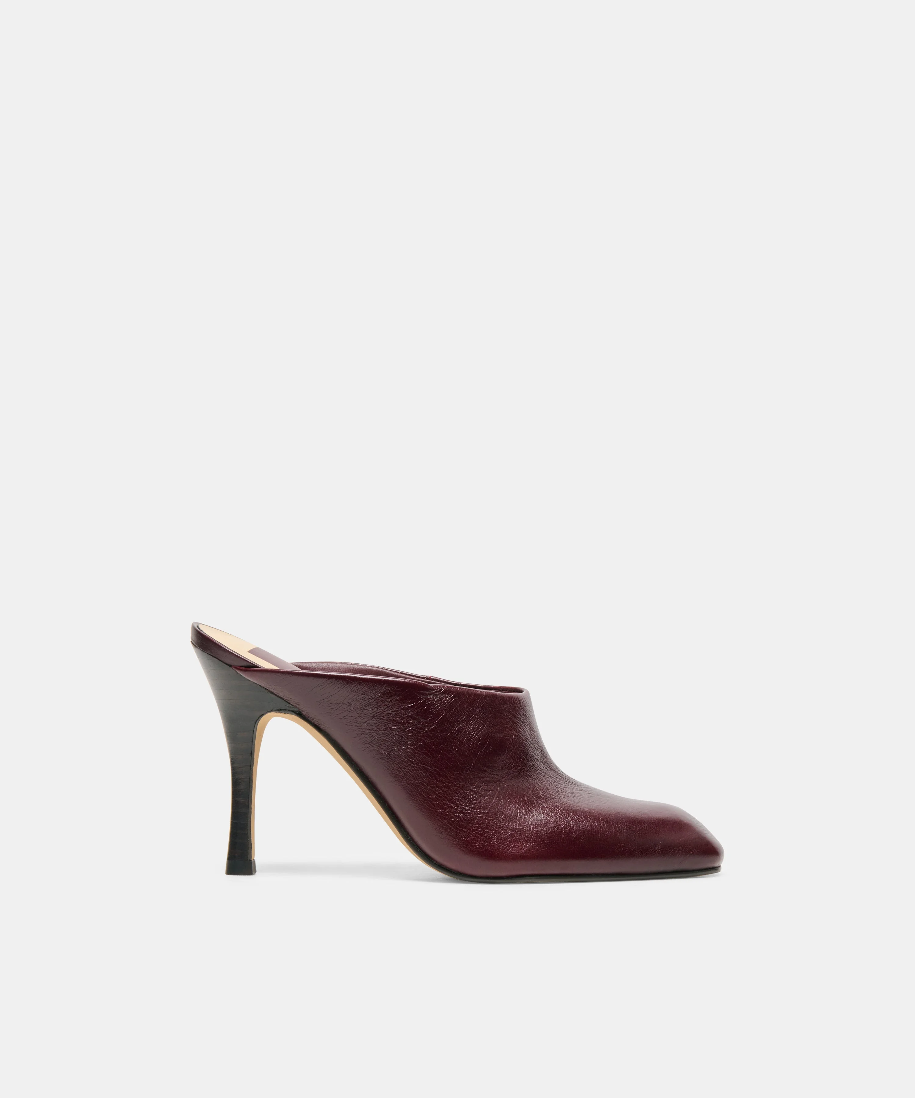 PRYZE MULES OXBLOOD LEATHER - 1