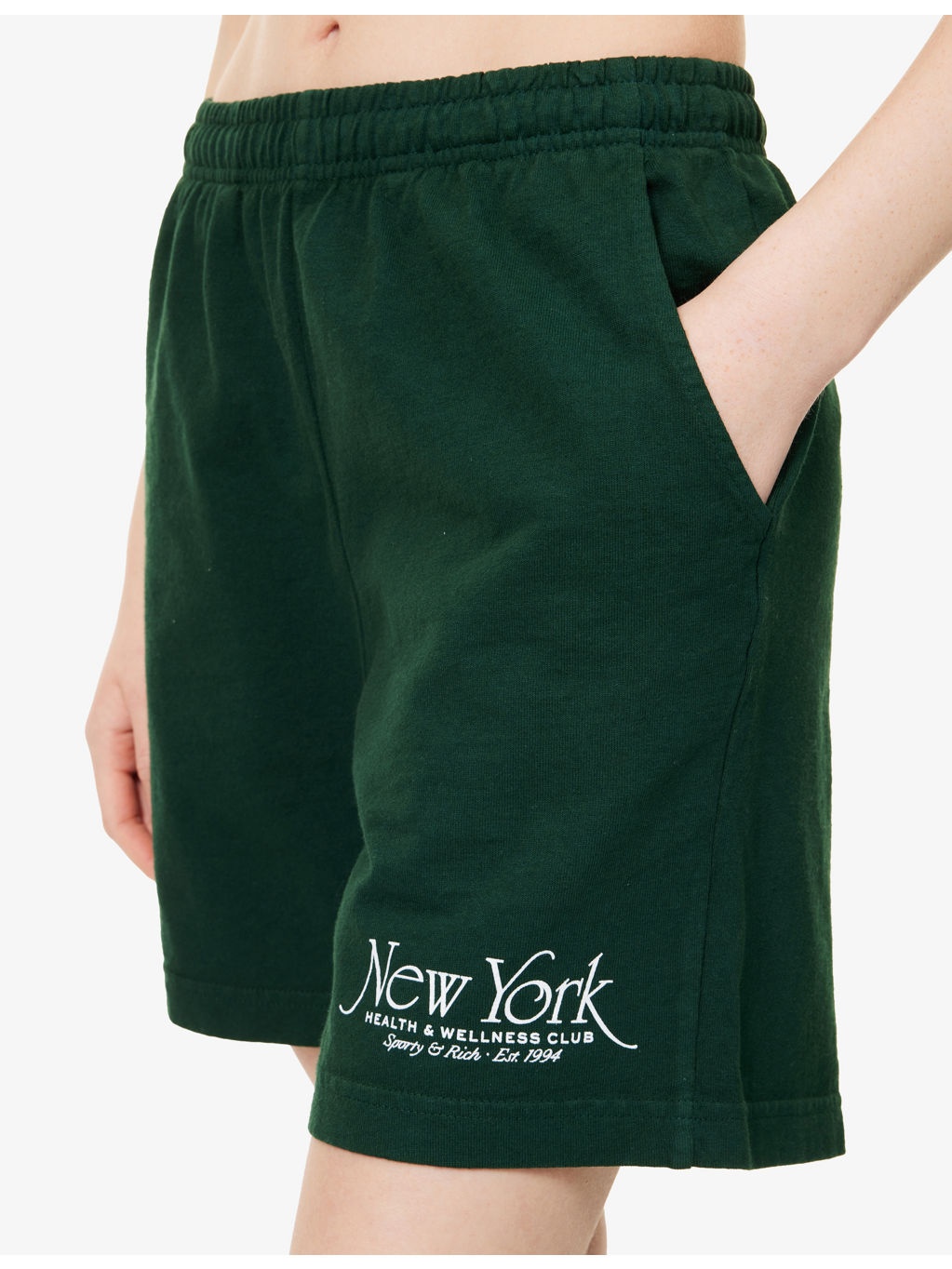NY94 Two-Slip-Pockets Cotton-Jersey Shorts - 5