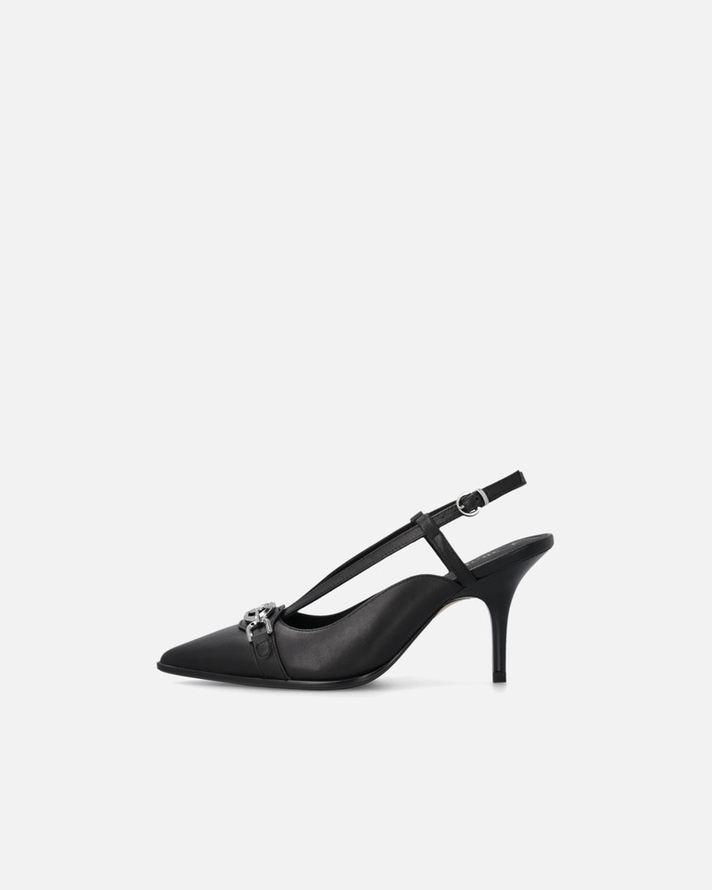 PINKO SLING-BACK PUMPS IN NAPPA LEATHER WITH STRAPS AND STILETTO HEEL outlook
