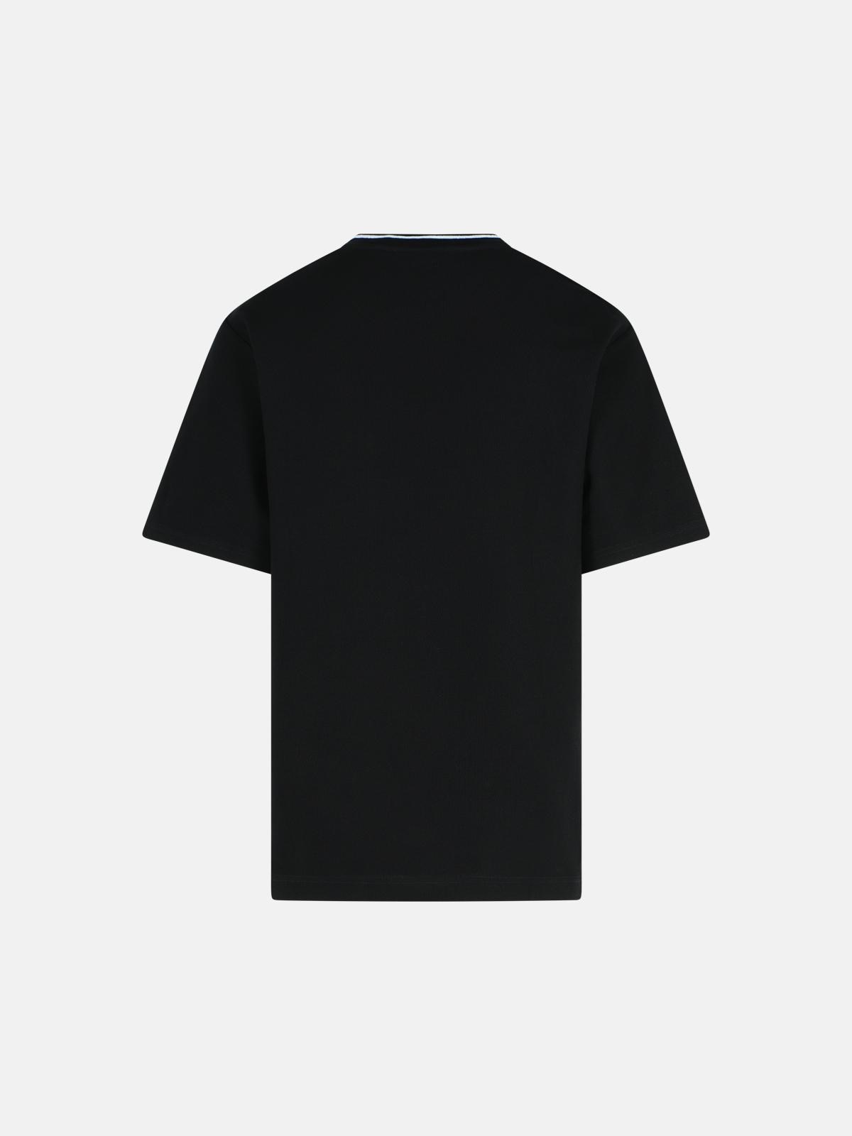 BLACK COTTON T-SHIRT - 3