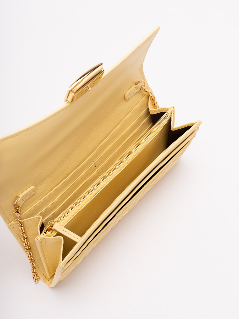 `Baguette` Continental Wallet With Chain - 5
