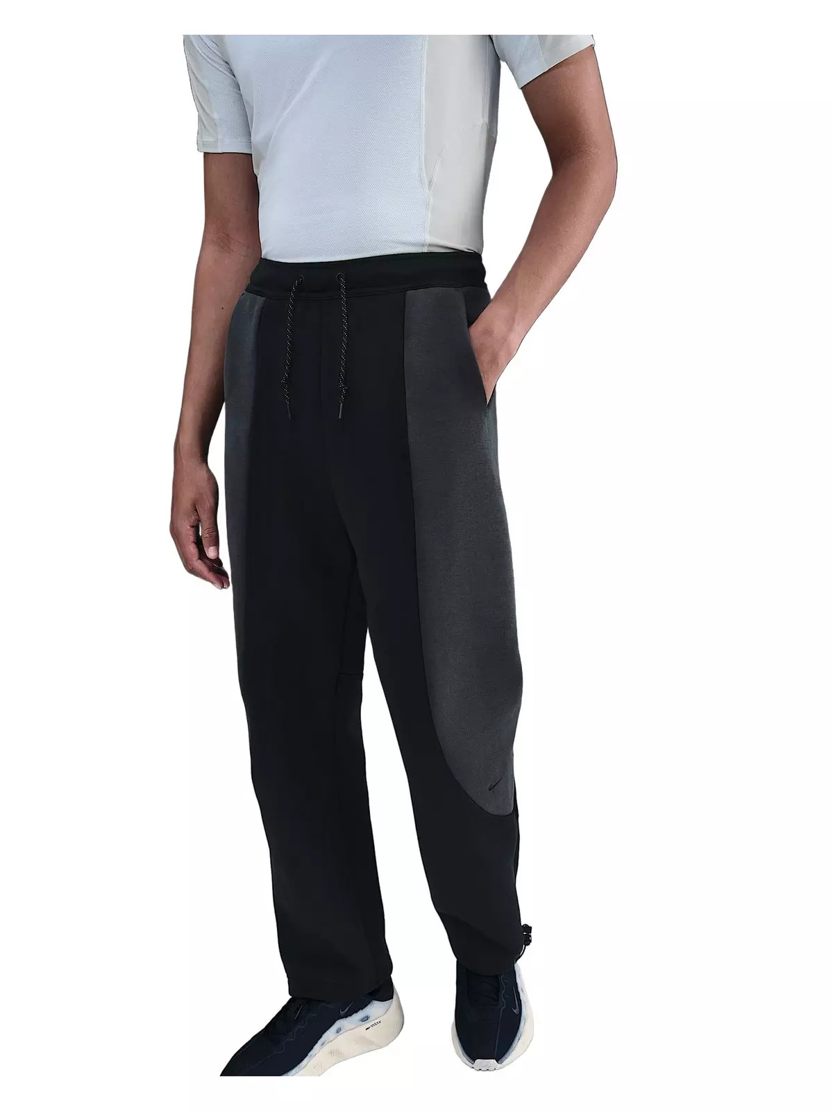 Men's Tech Color-Block Open-Hem Fleece Pants - 3