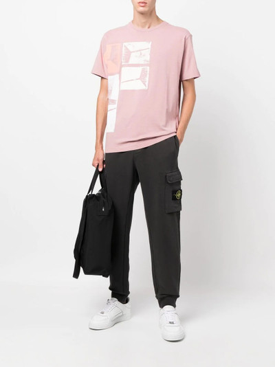 Stone Island logo-patch track pants outlook