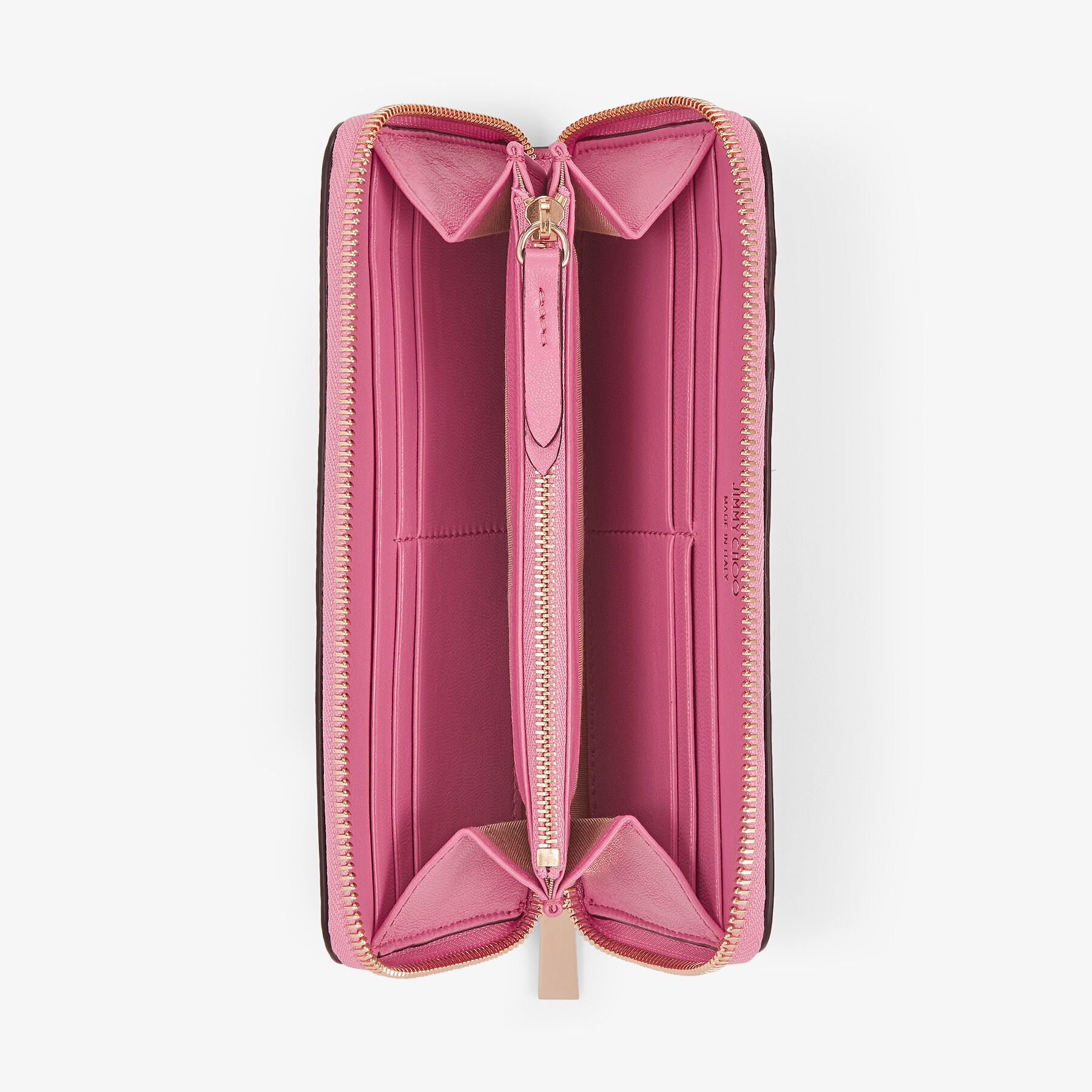 Candy Pink Avenue Nappa Leather Wallet with JC Emblem, PIPPA, Autumn 2022  collection