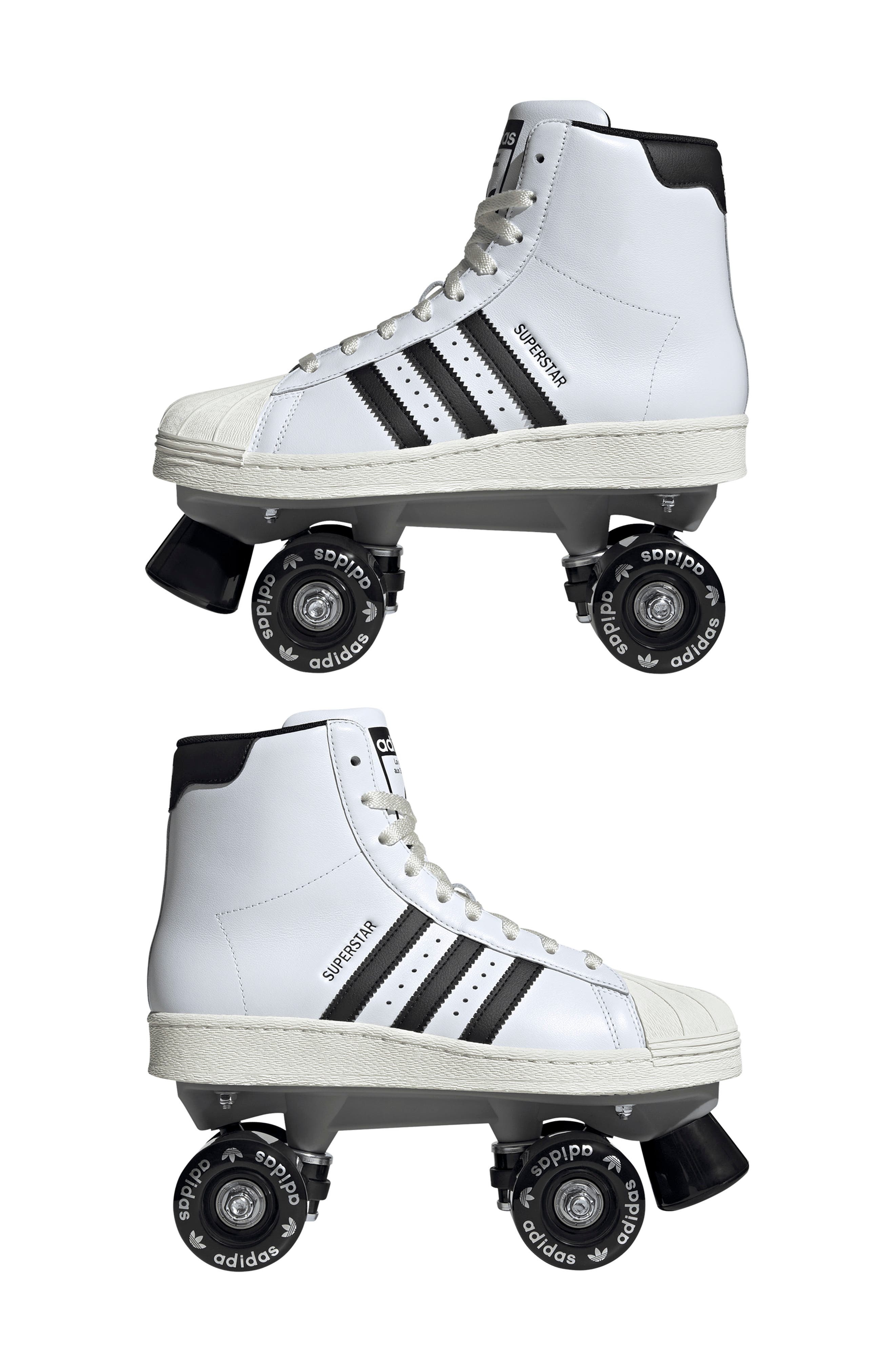 adidas Superstar 82 Roller Skate in White/Black/Off White at Nordstrom - 8