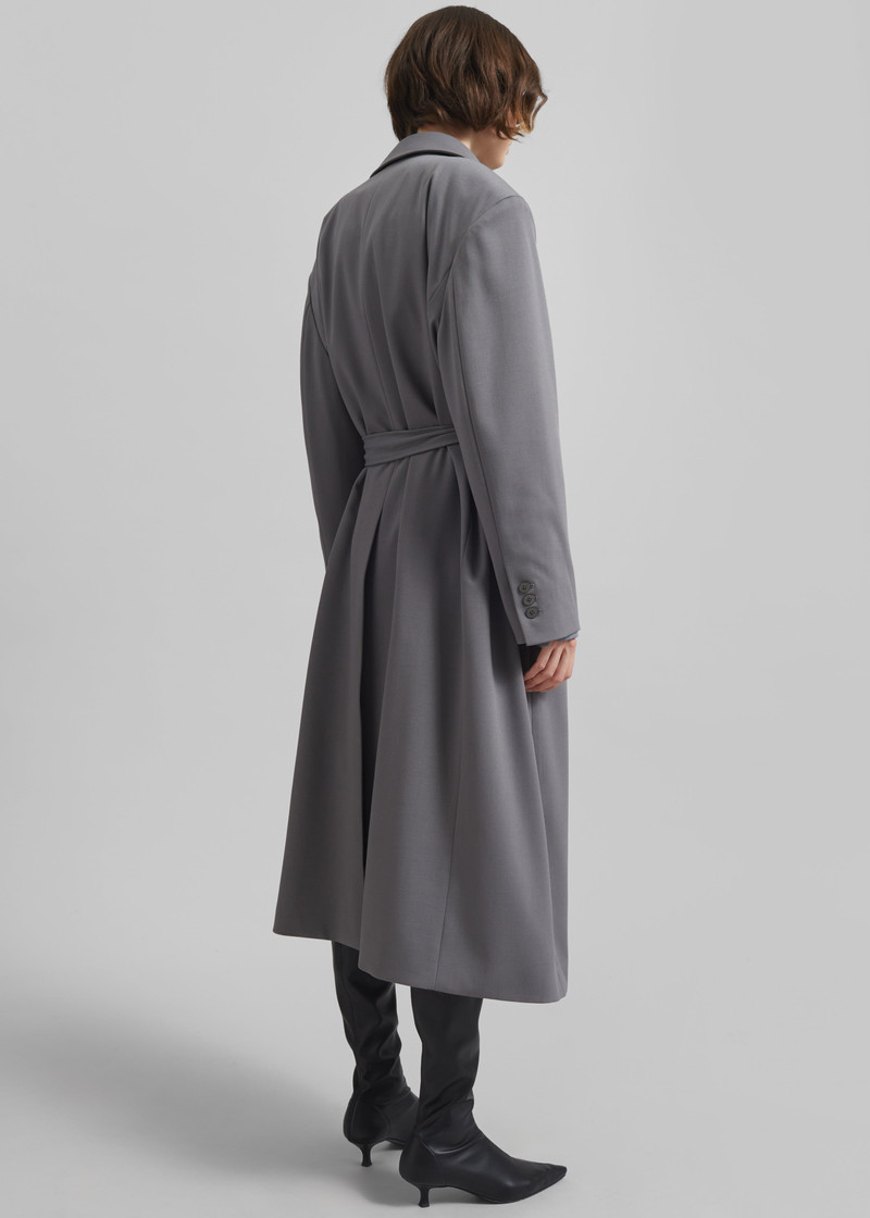 Indore Long Coat - Grey 9