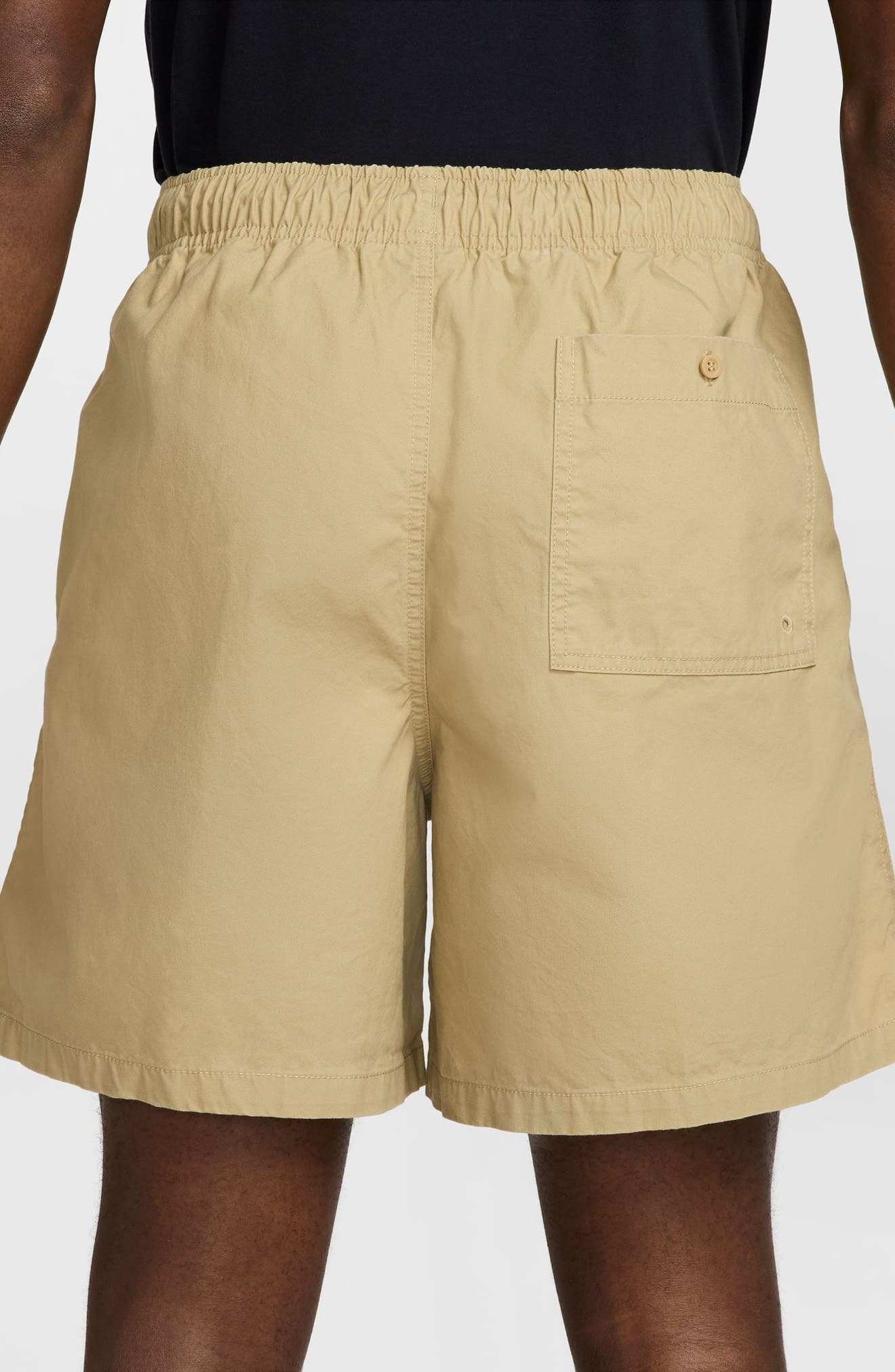 Nike Club Washed Flow Shorts in Parachute Beige at Nordstrom - 2