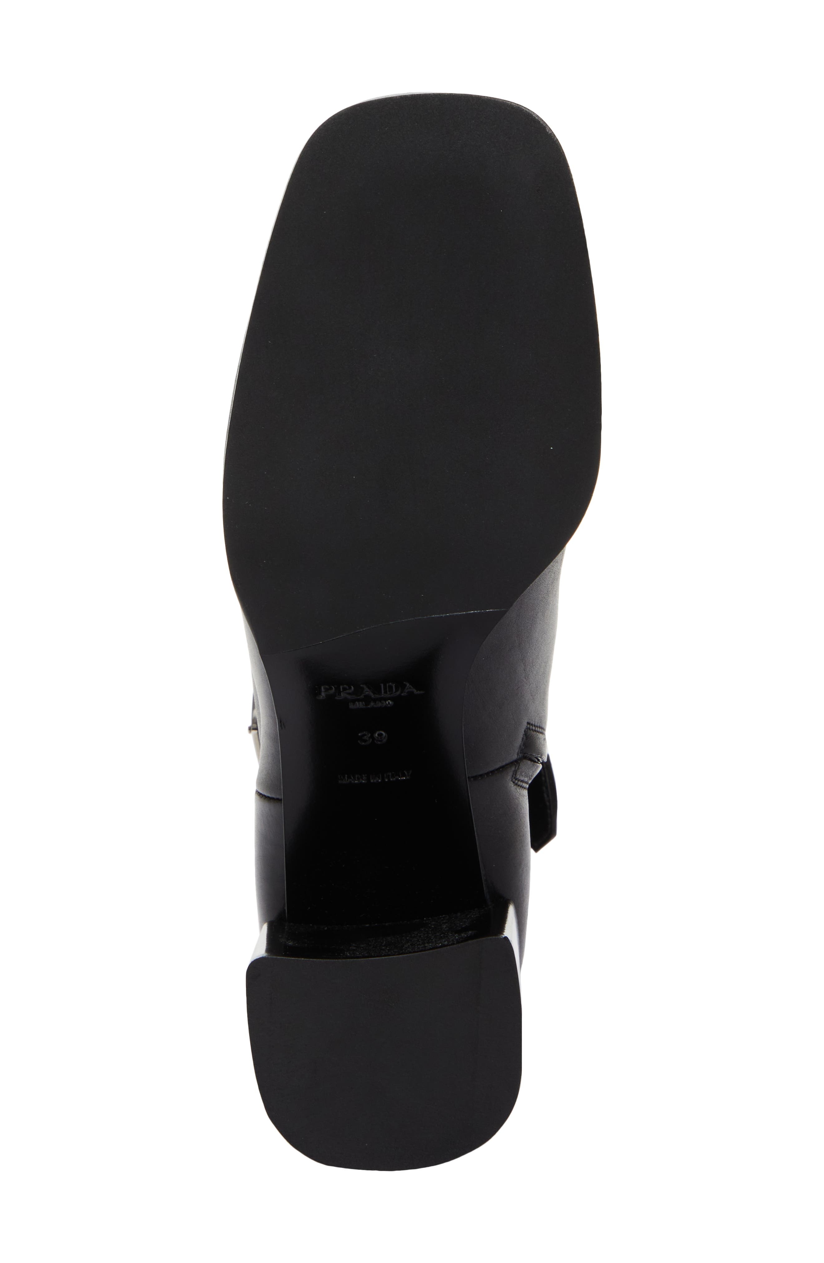 Prada Logo Bootie in Nero at Nordstrom - 6