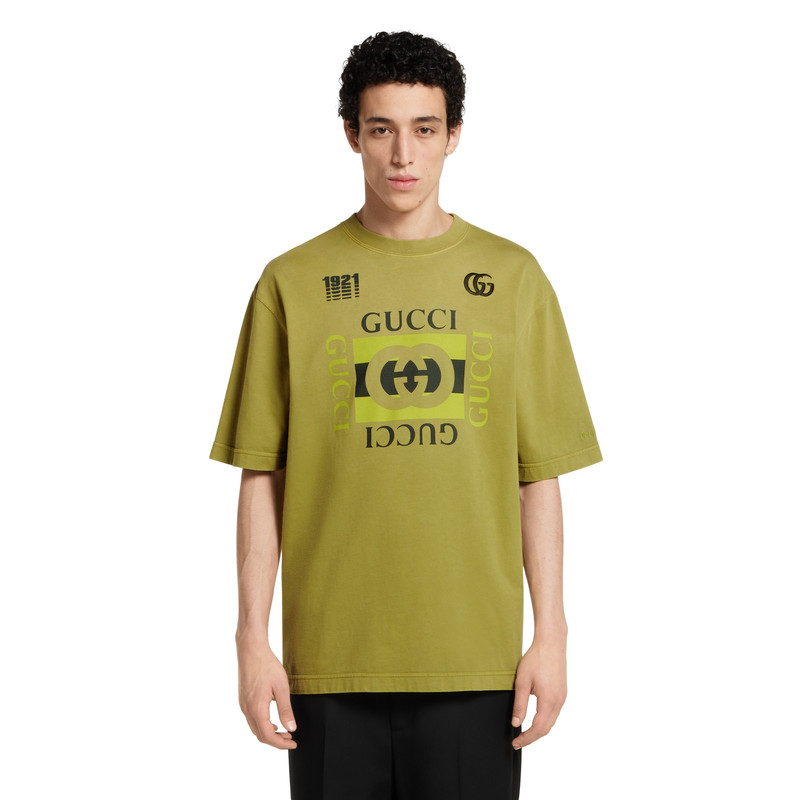 Printed cotton jersey T-shirt 3