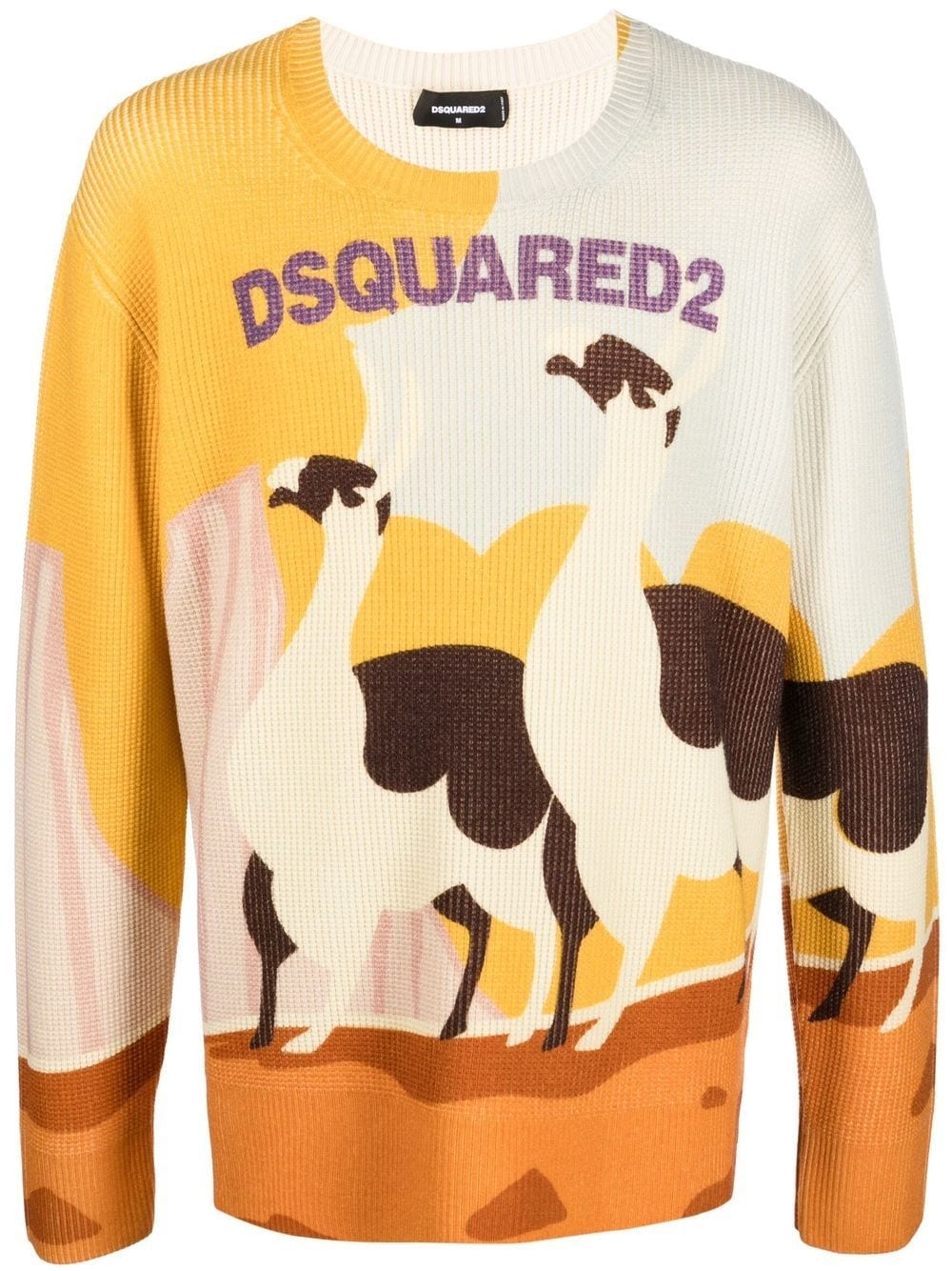 Llama Country knitted jumper - 1