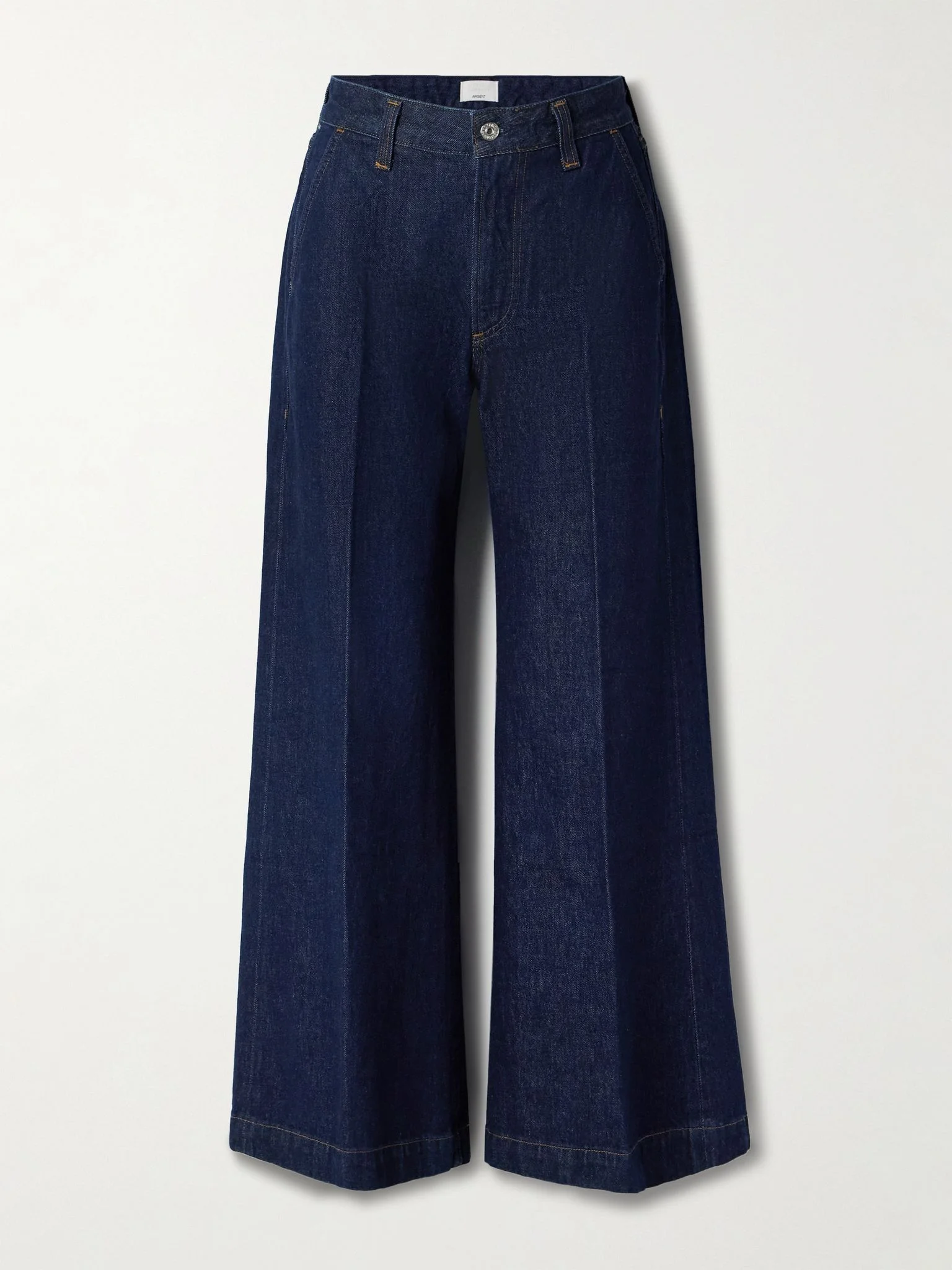 + Argent Beverly high-rise wide-leg jeans Dark denim - 1