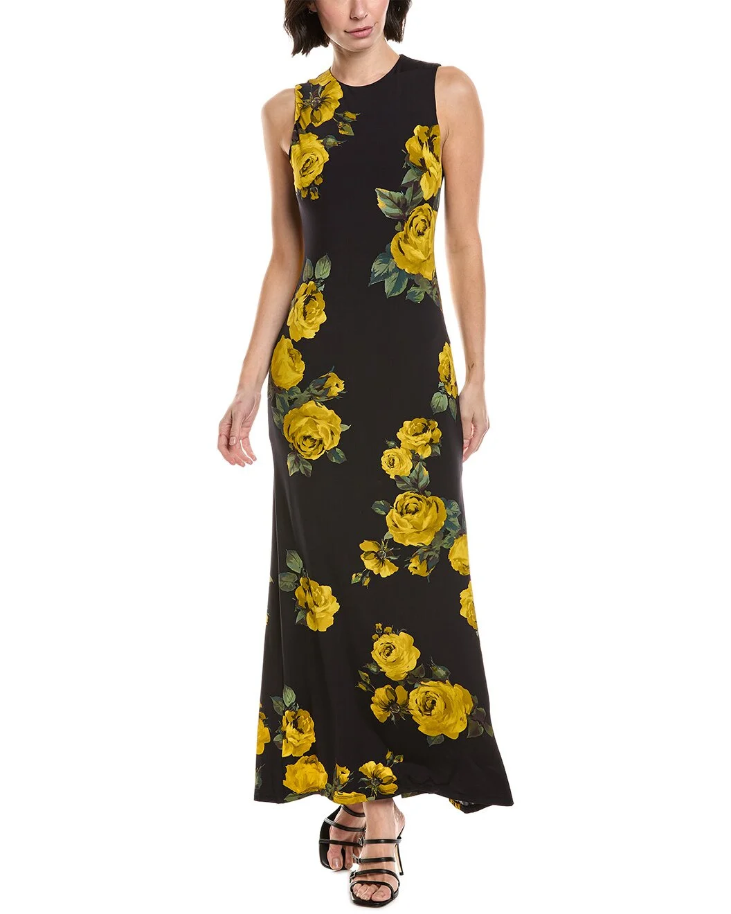 alice + olivia Delora Open Back Maxi Dress - 1