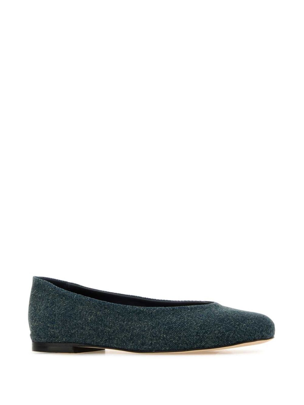 denim ballerina shoes - 2