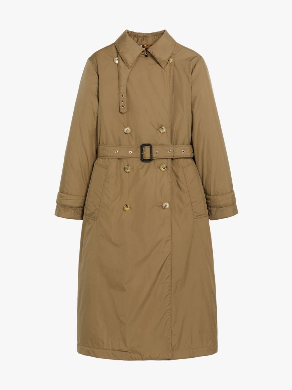 TYRIE BEIGE NYLON THINDOWN TRENCH COAT | LM-1097TD - 1